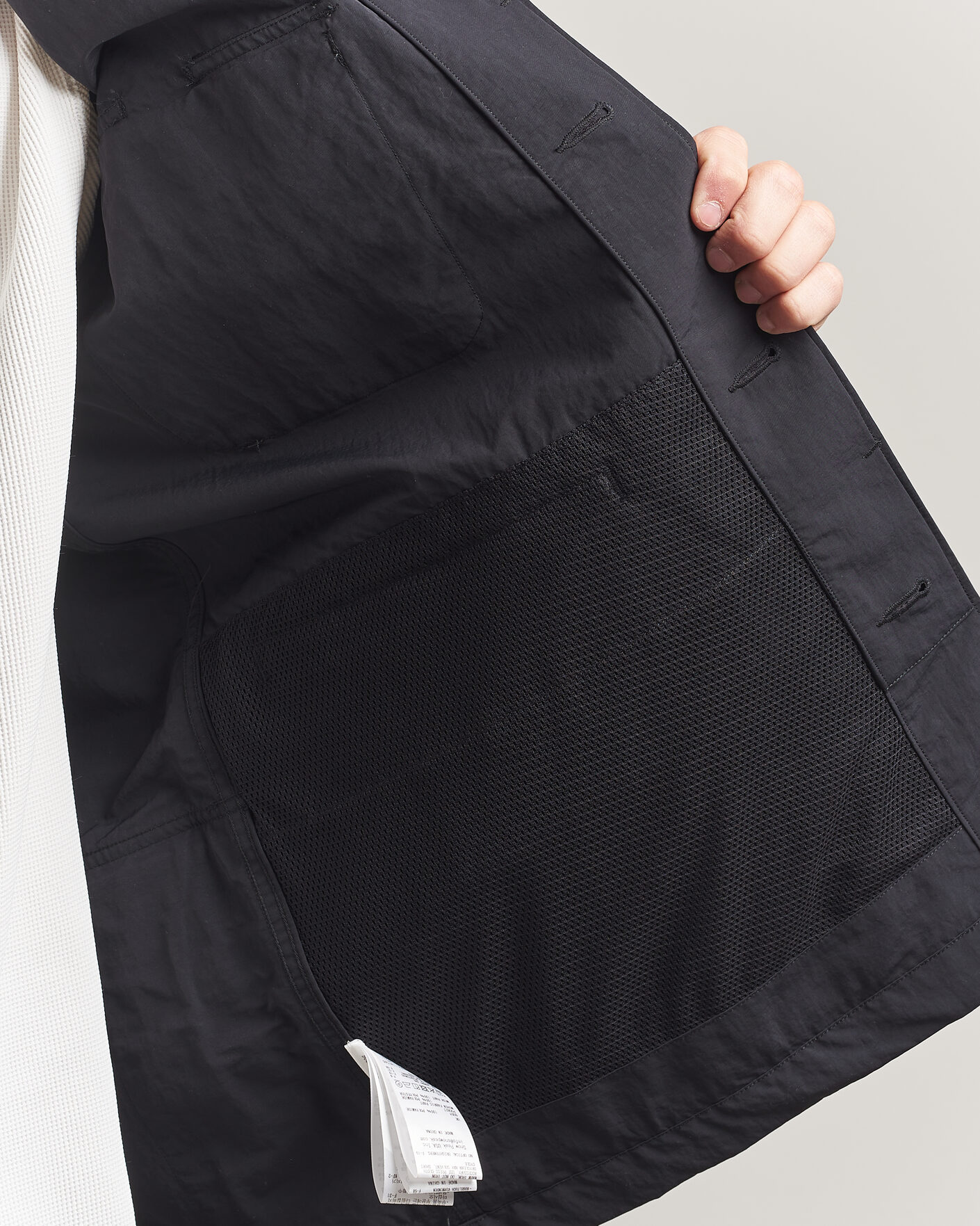 Heren | Jassen | Snow Peak | Nylon Washer Jacket Black