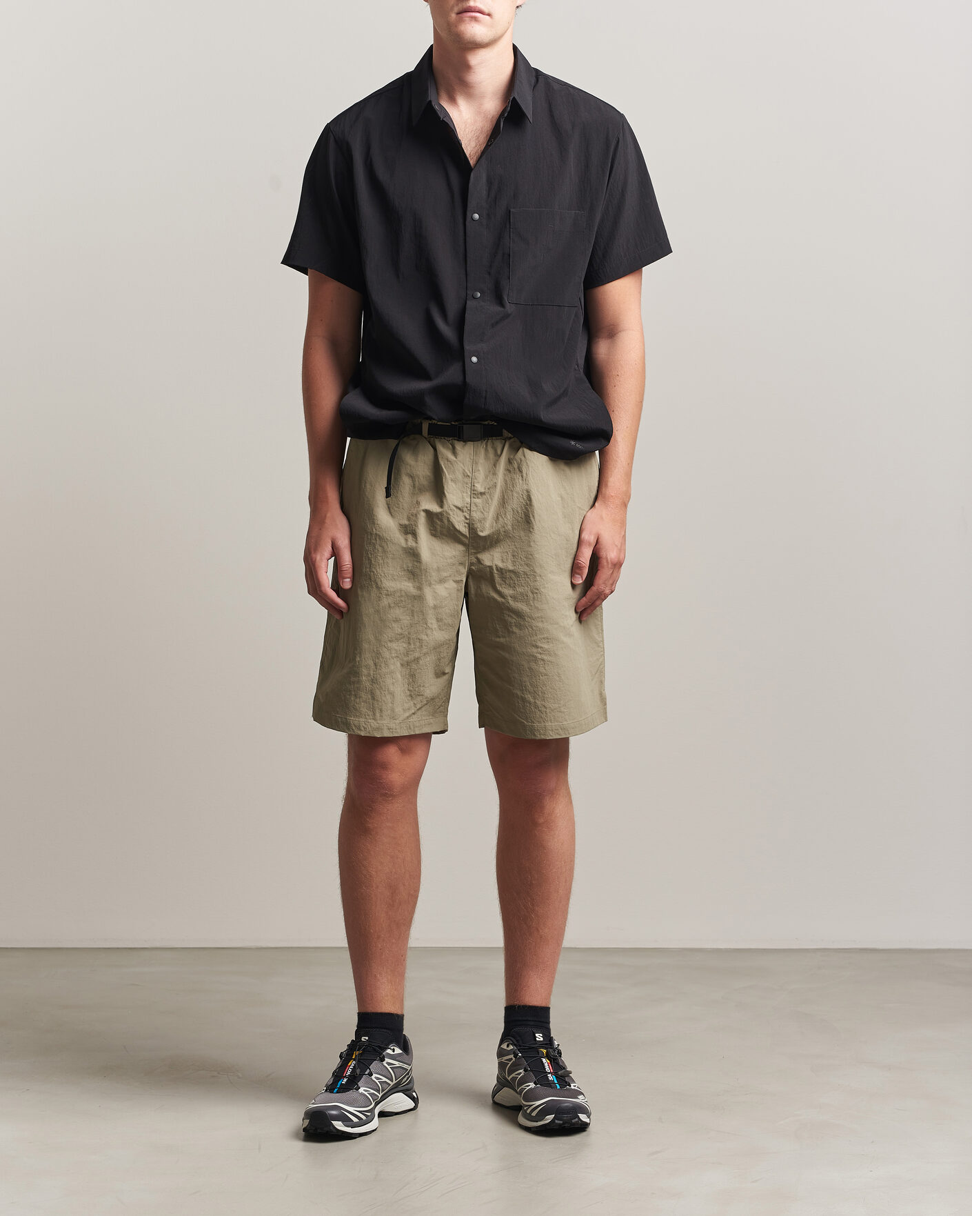 Heren | Korte broek | Snow Peak | Nylon Washer Shorts Greige