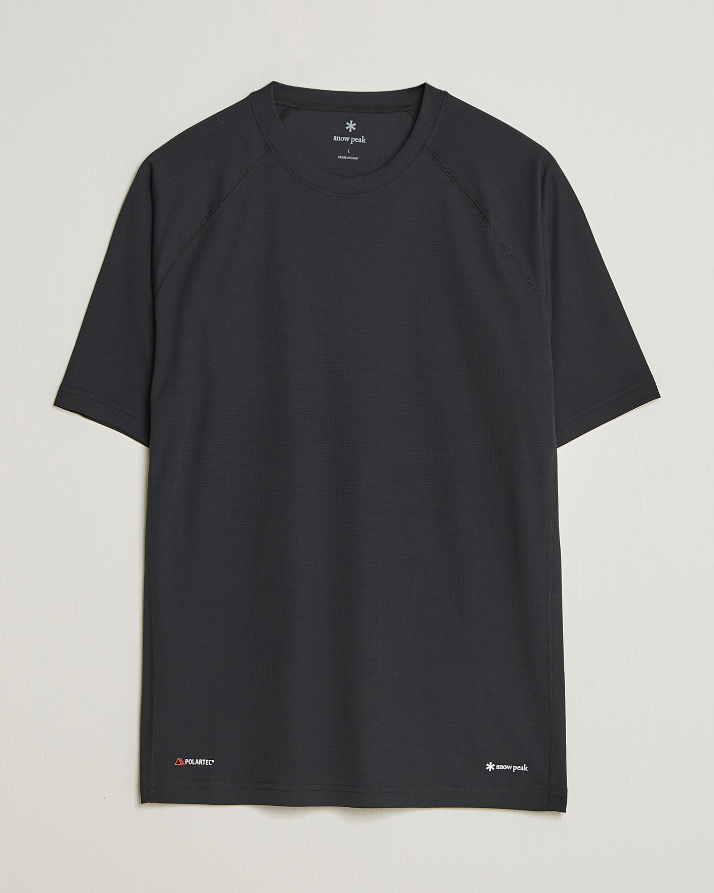Heren | T-shirts | Snow Peak | Polartec Power Dry T-Shirt Black
