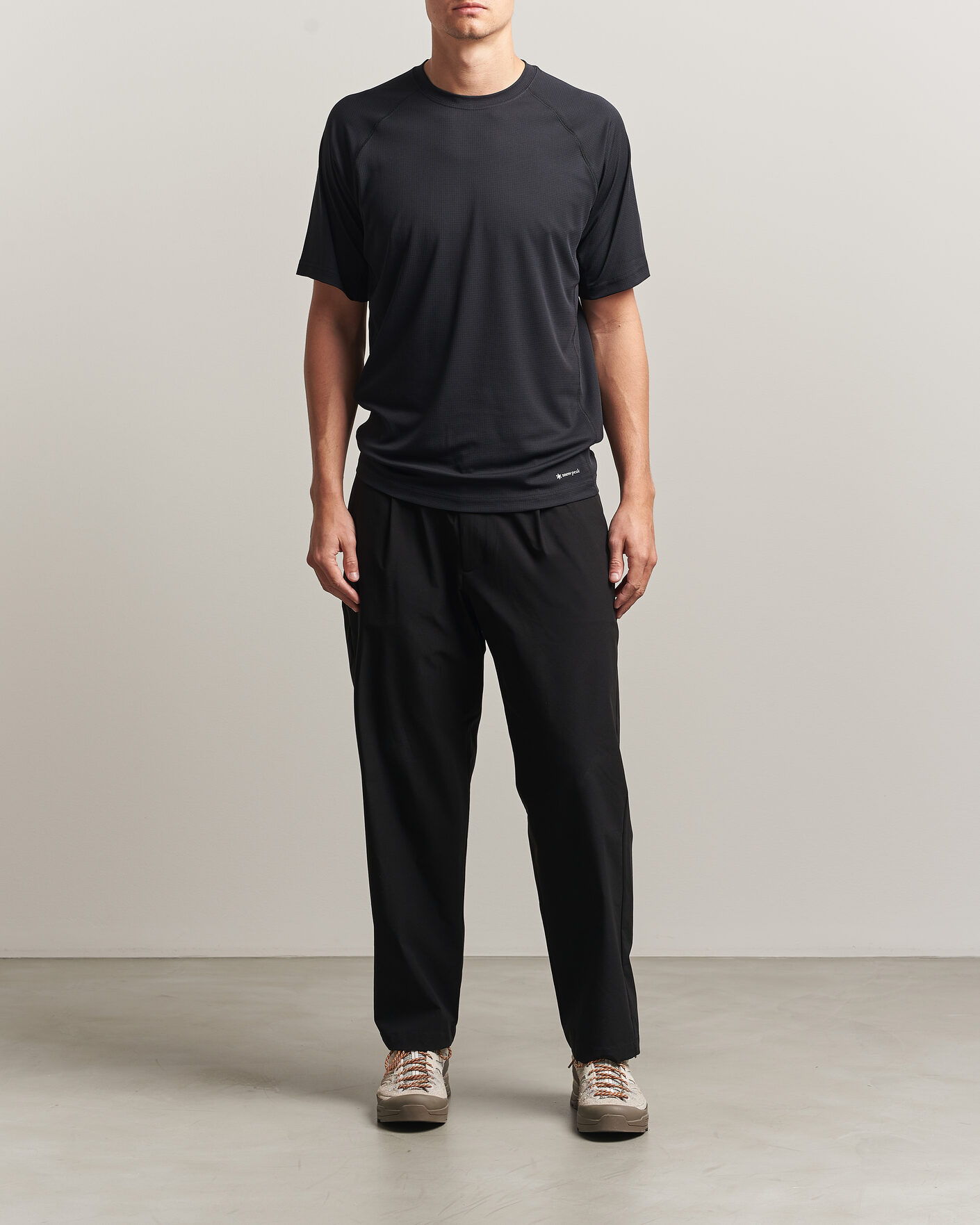 Heren | T-shirts | Snow Peak | Polartec Power Dry T-Shirt Black