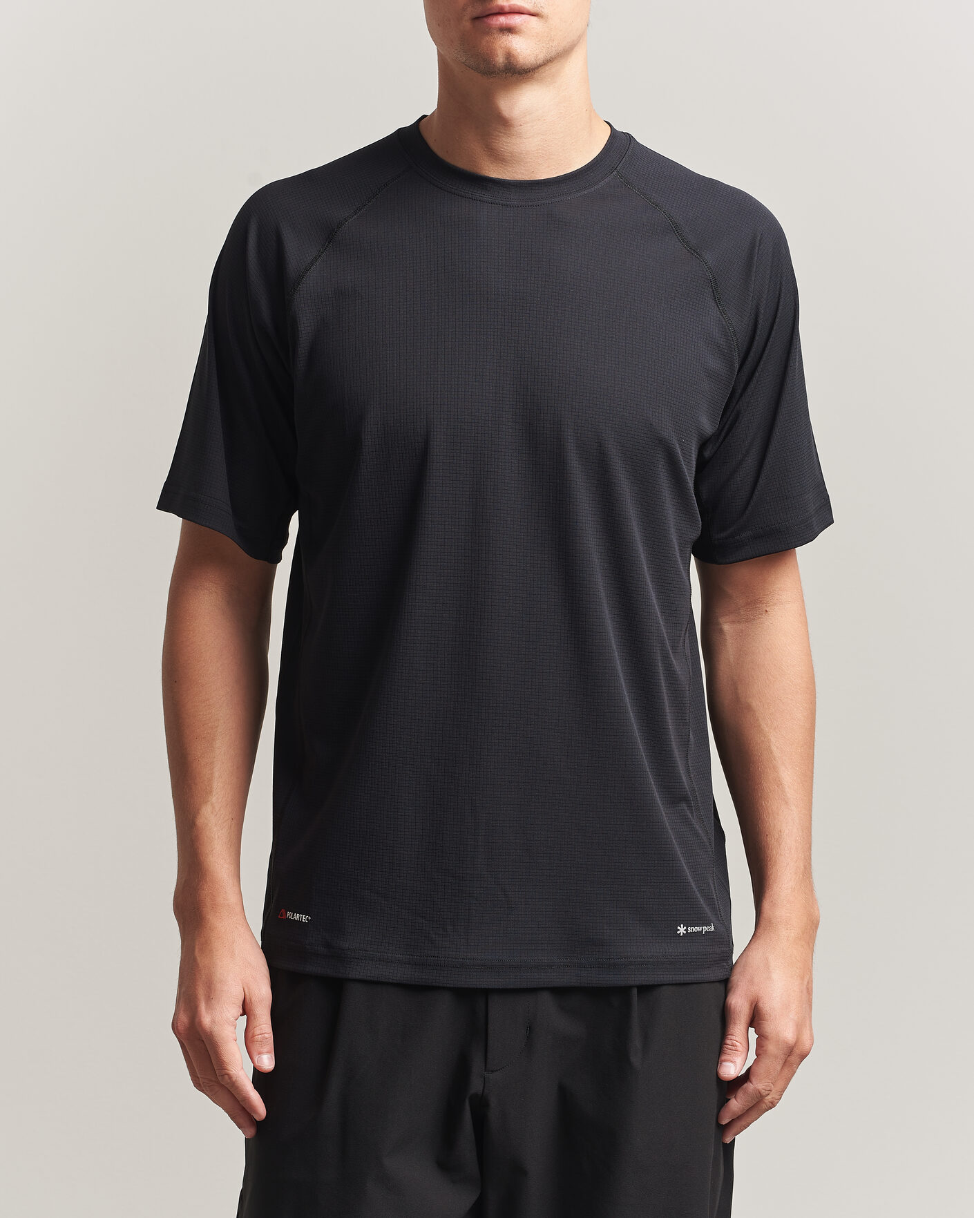 Heren | T-shirts | Snow Peak | Polartec Power Dry T-Shirt Black