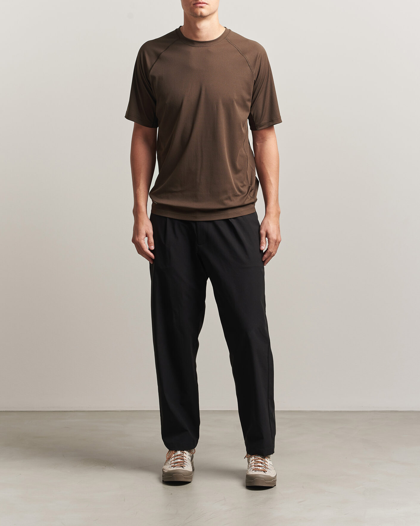 Heren | T-shirts | Snow Peak | Polartec Power Dry T-Shirt Brown