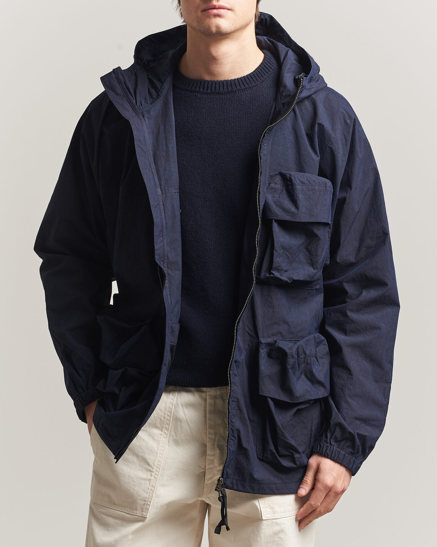 Heren | Jassen | Snow Peak | Indigo C/N Parka Navy