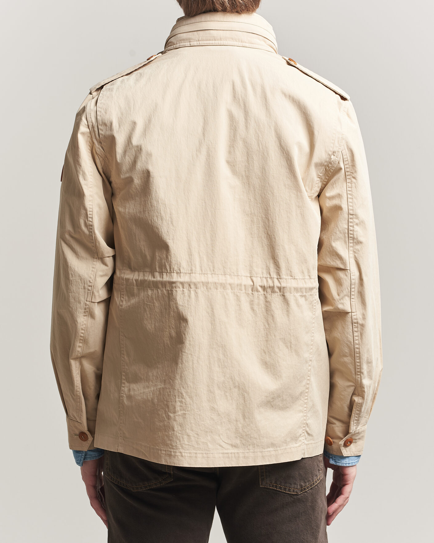 Heren | Jassen | GANT | Cotton Field Jacket Oat Beige