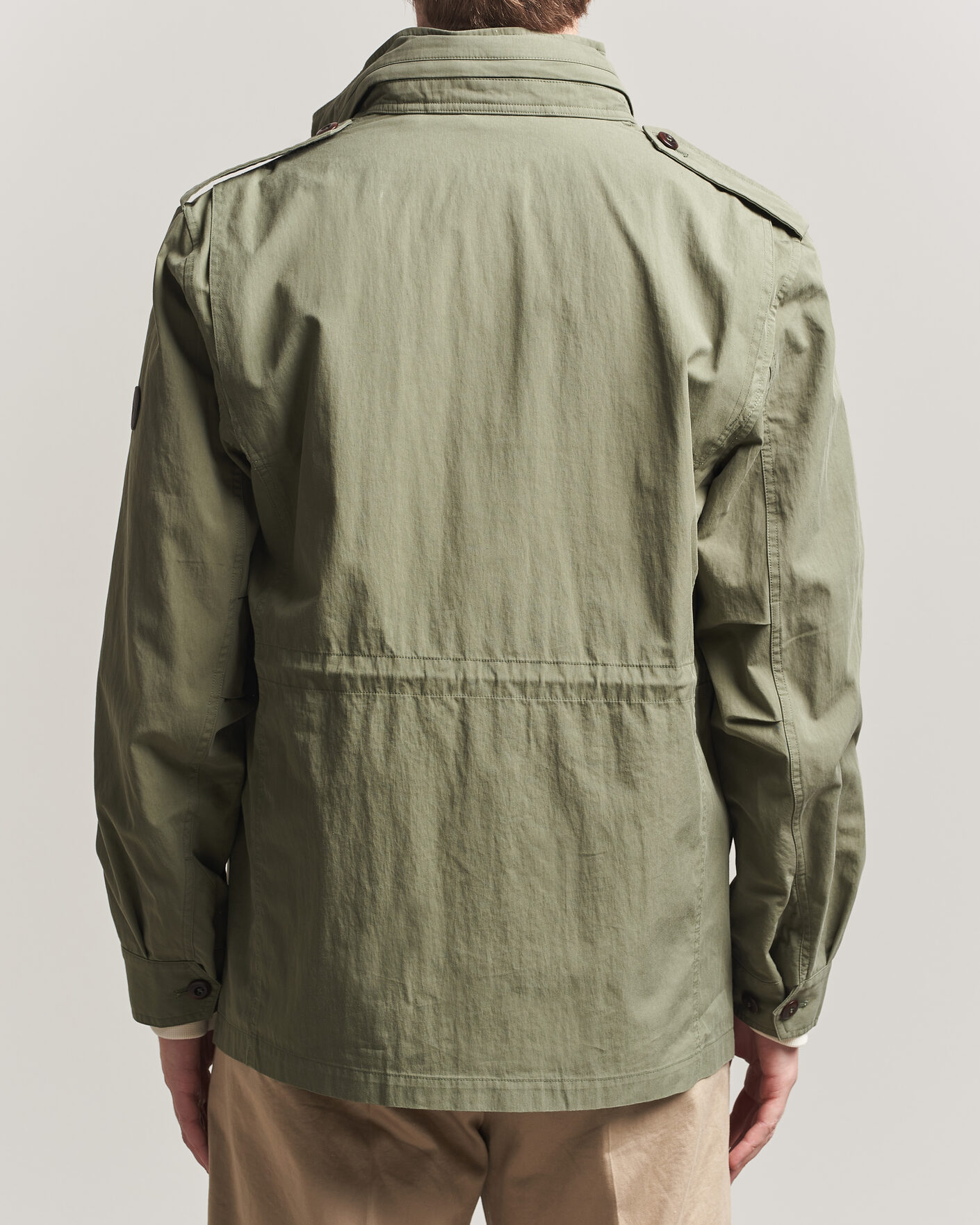 Heren | Jassen | GANT | Cotton Field Jacket Dry Herb Green