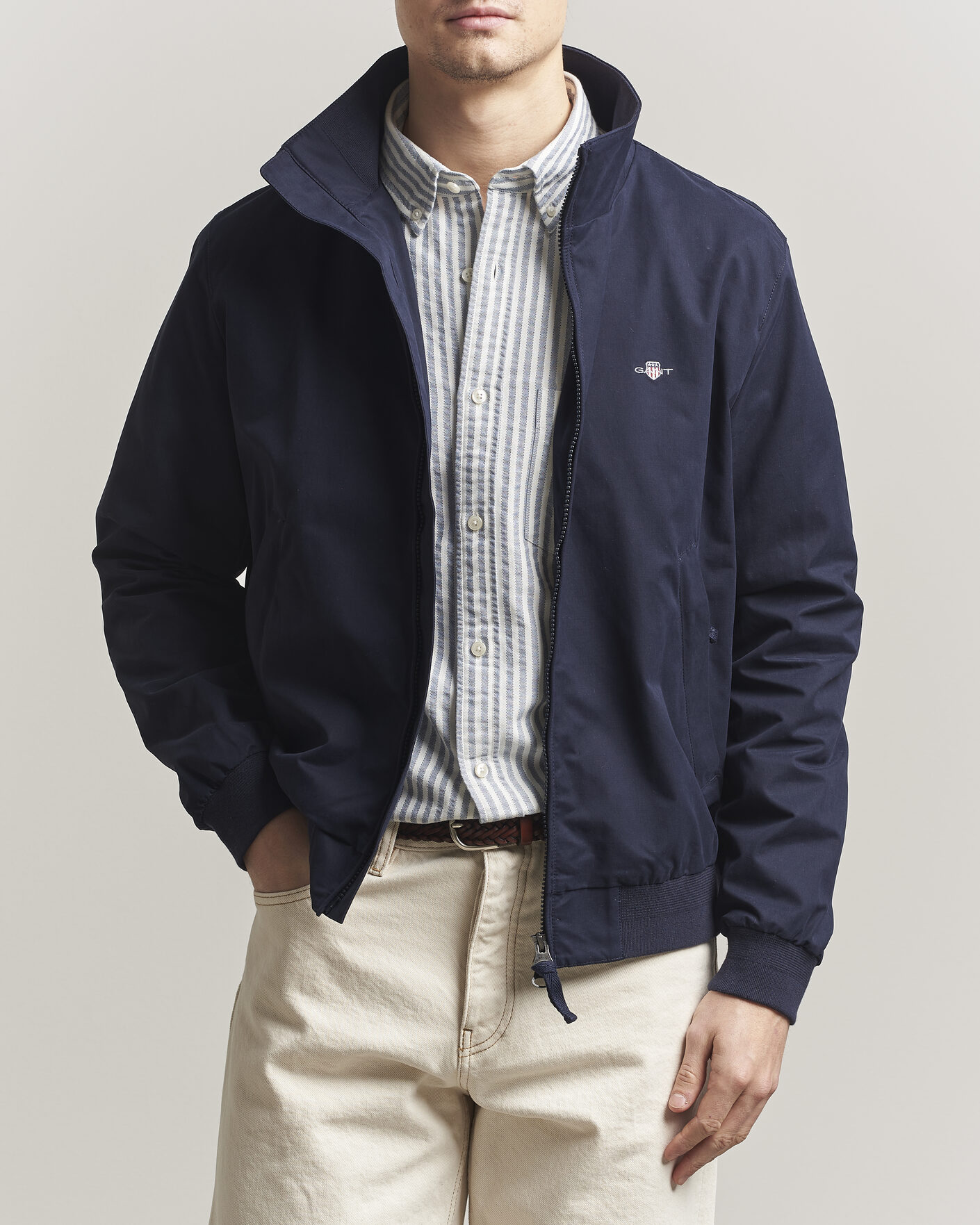 Heren | Jassen | GANT | Lightweight Hampshire Jacket Evening Blue