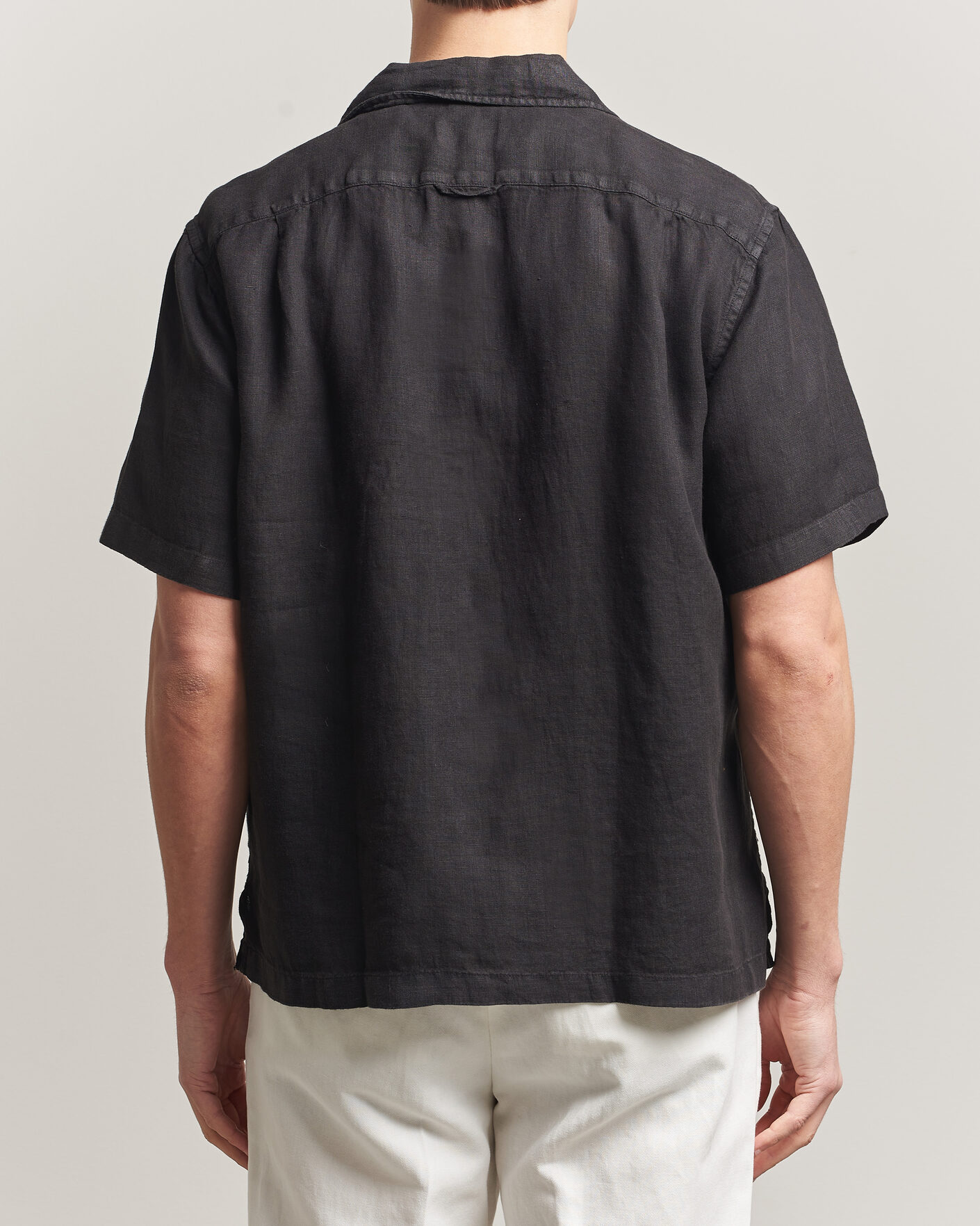 Heren | Overhemden | Gant | Regular Fit Garment Dyed Resort Shirt Black