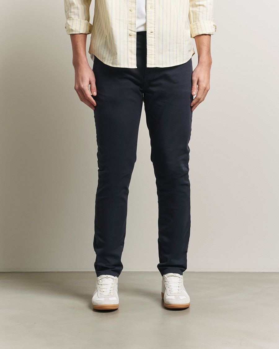Heren | Broeken | GANT | Slim Fit Desert 5-Pocket Pants Evening Blue