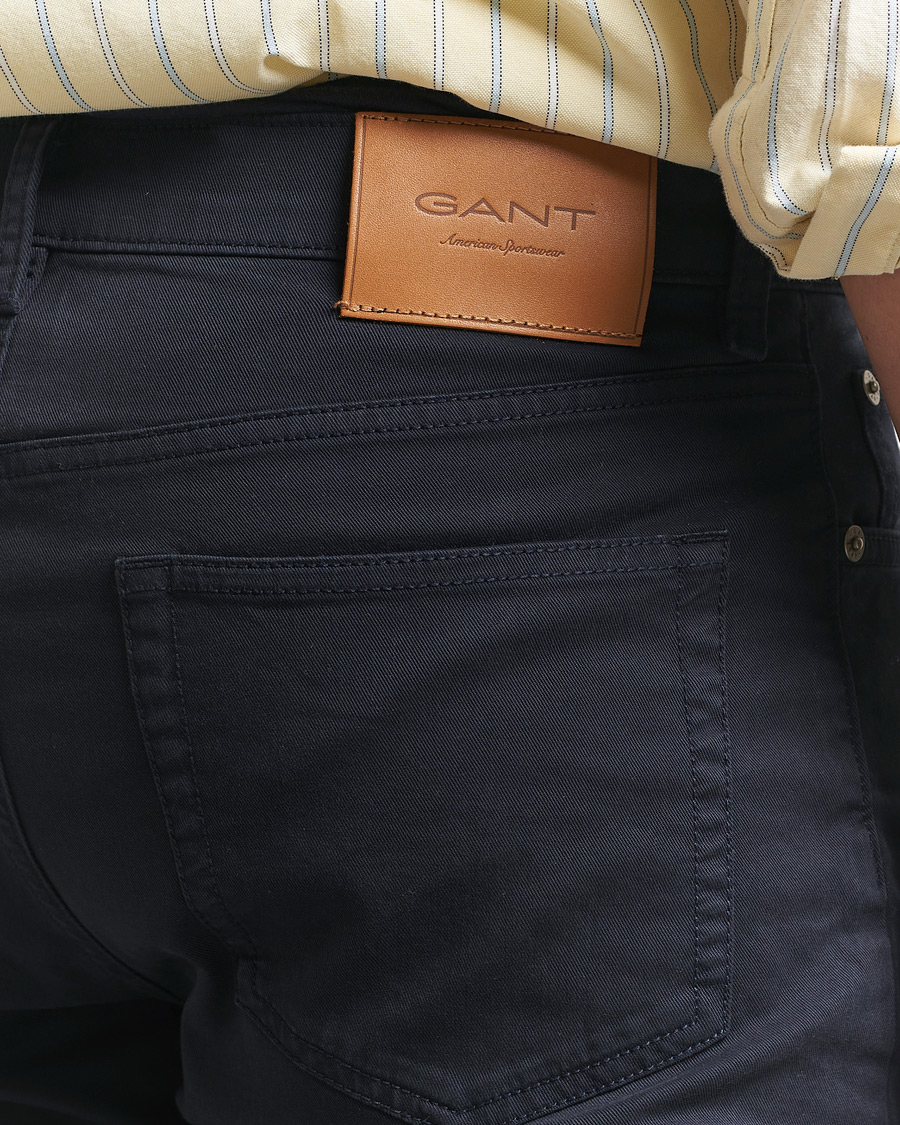 Heren | Broeken | Gant | Slim Fit Desert 5-Pocket Pants Evening Blue