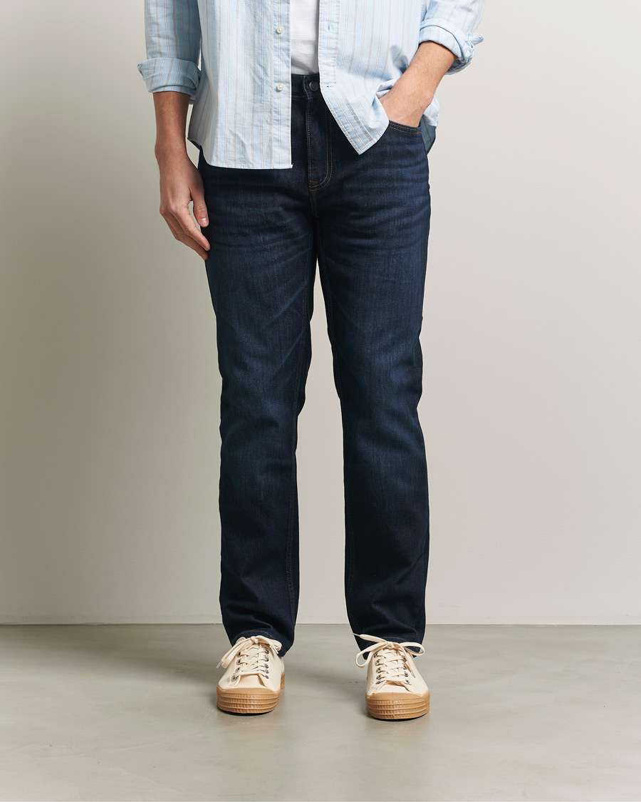 Heren | Jeans | GANT | Regular Fit Jeans Dark Blue Broken In
