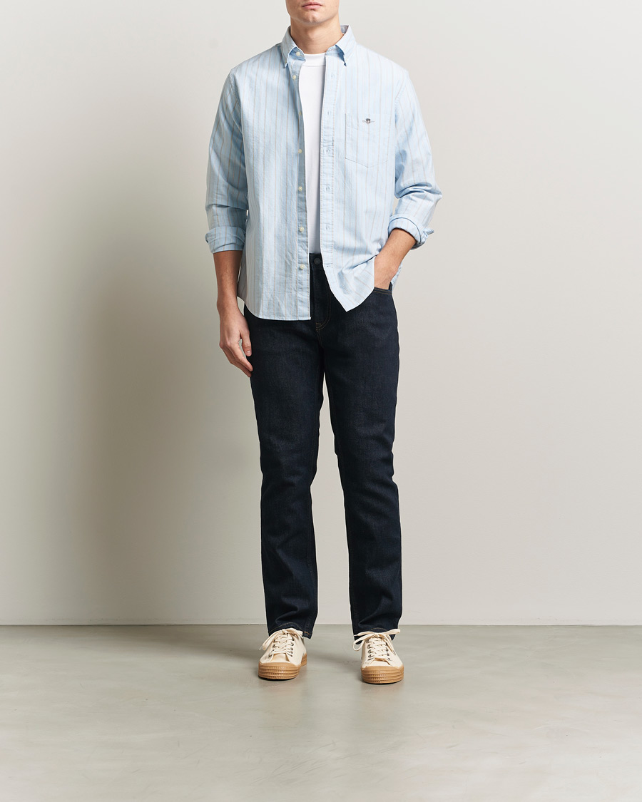 Heren | Jeans | GANT | Regular Fit Jeans Dark Blue