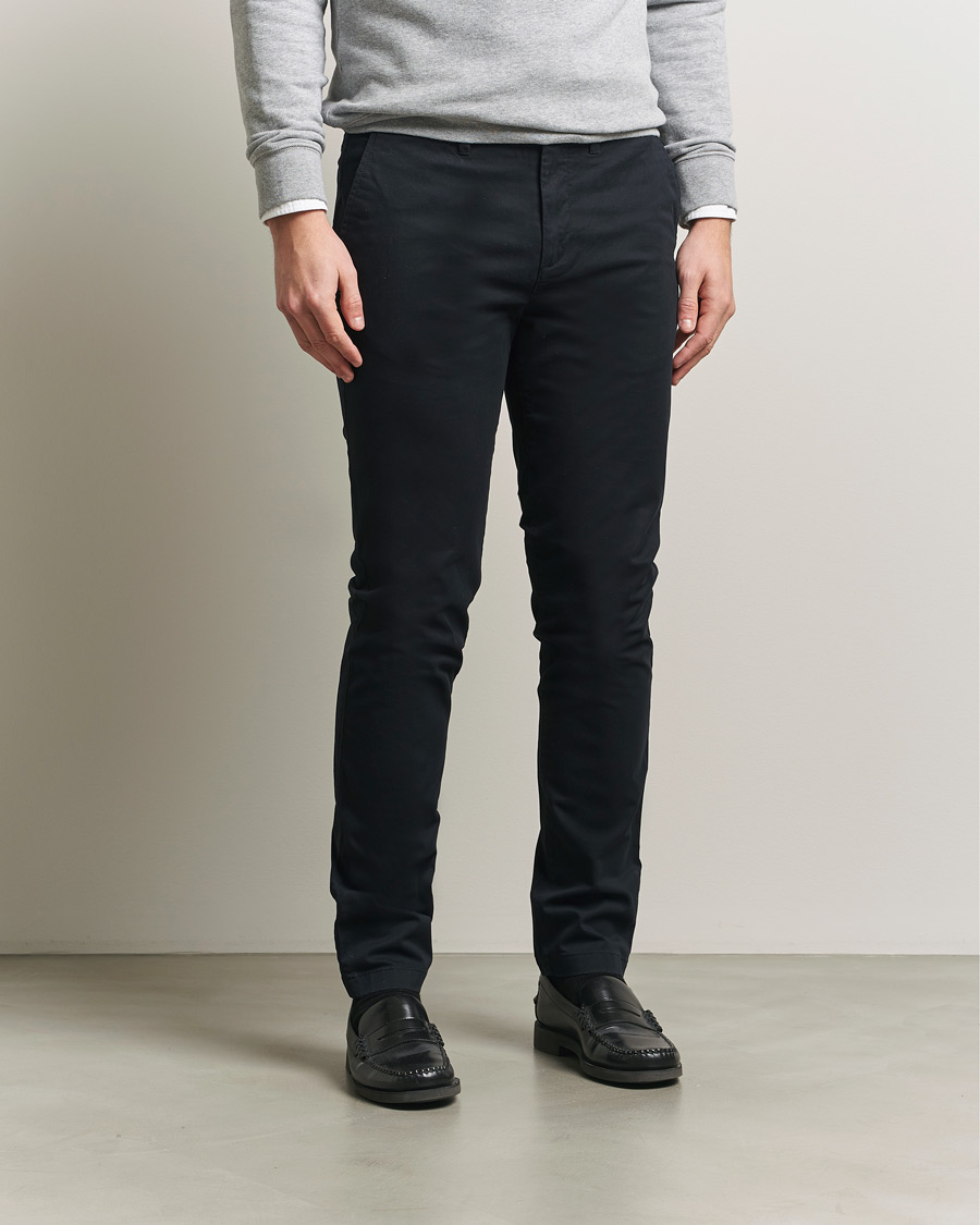 Heren | Broeken | GANT | Slim Fit Chinos Black