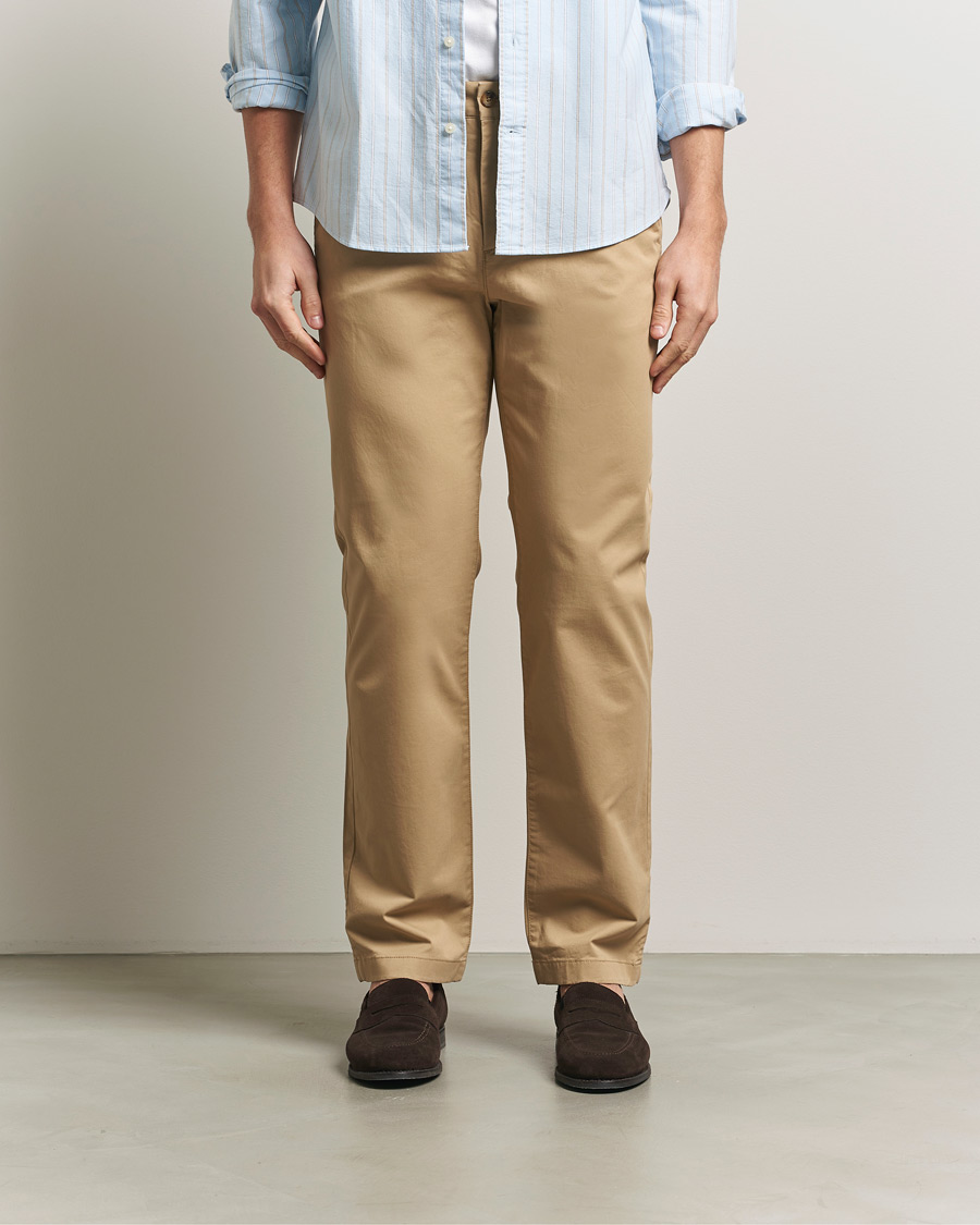 Heren | Broeken | GANT | Regular Fit Chinos Dark Khaki