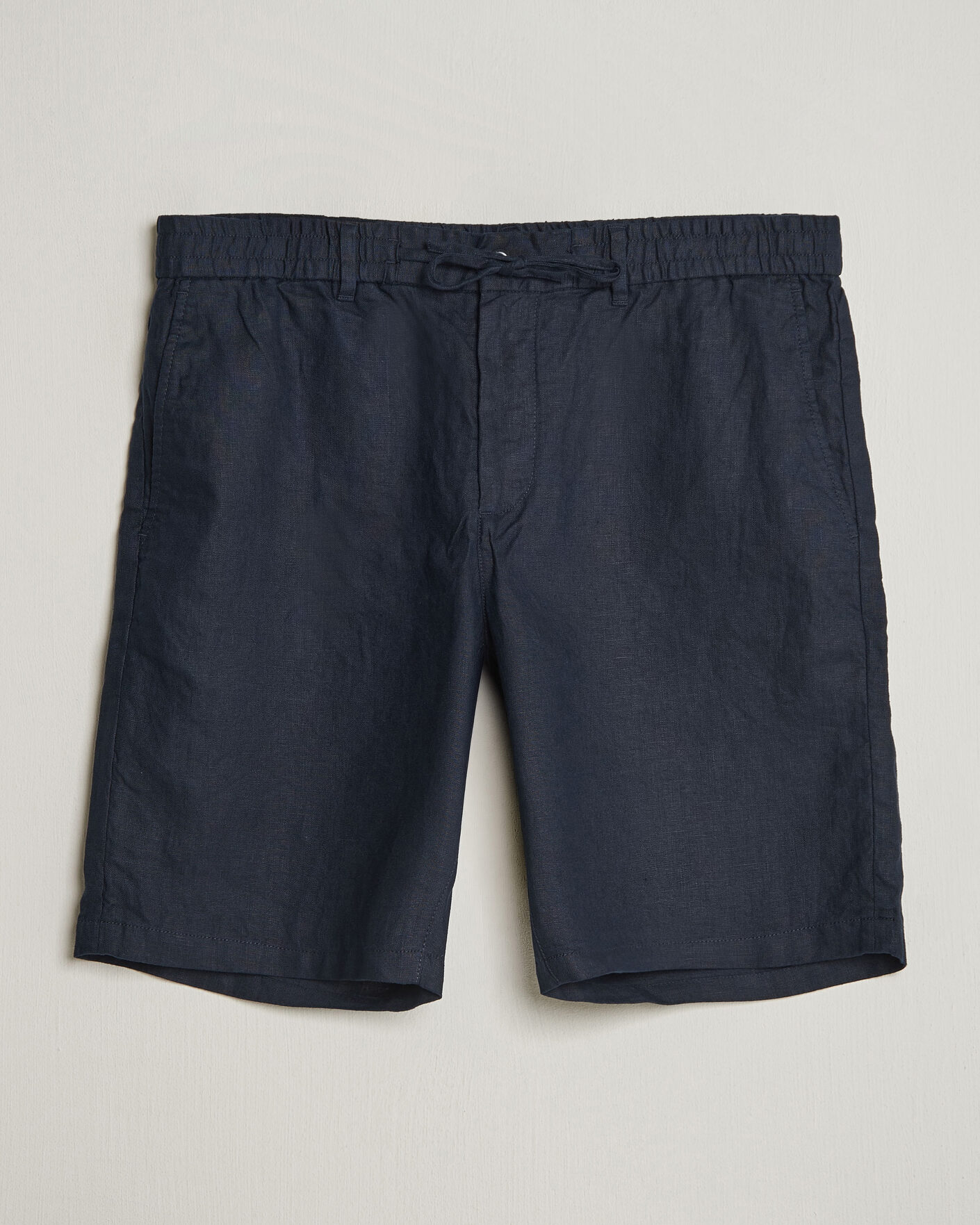 Heren | Korte broek | Gant | Regular Fit Linen Drawstring Shorts Evening Blue