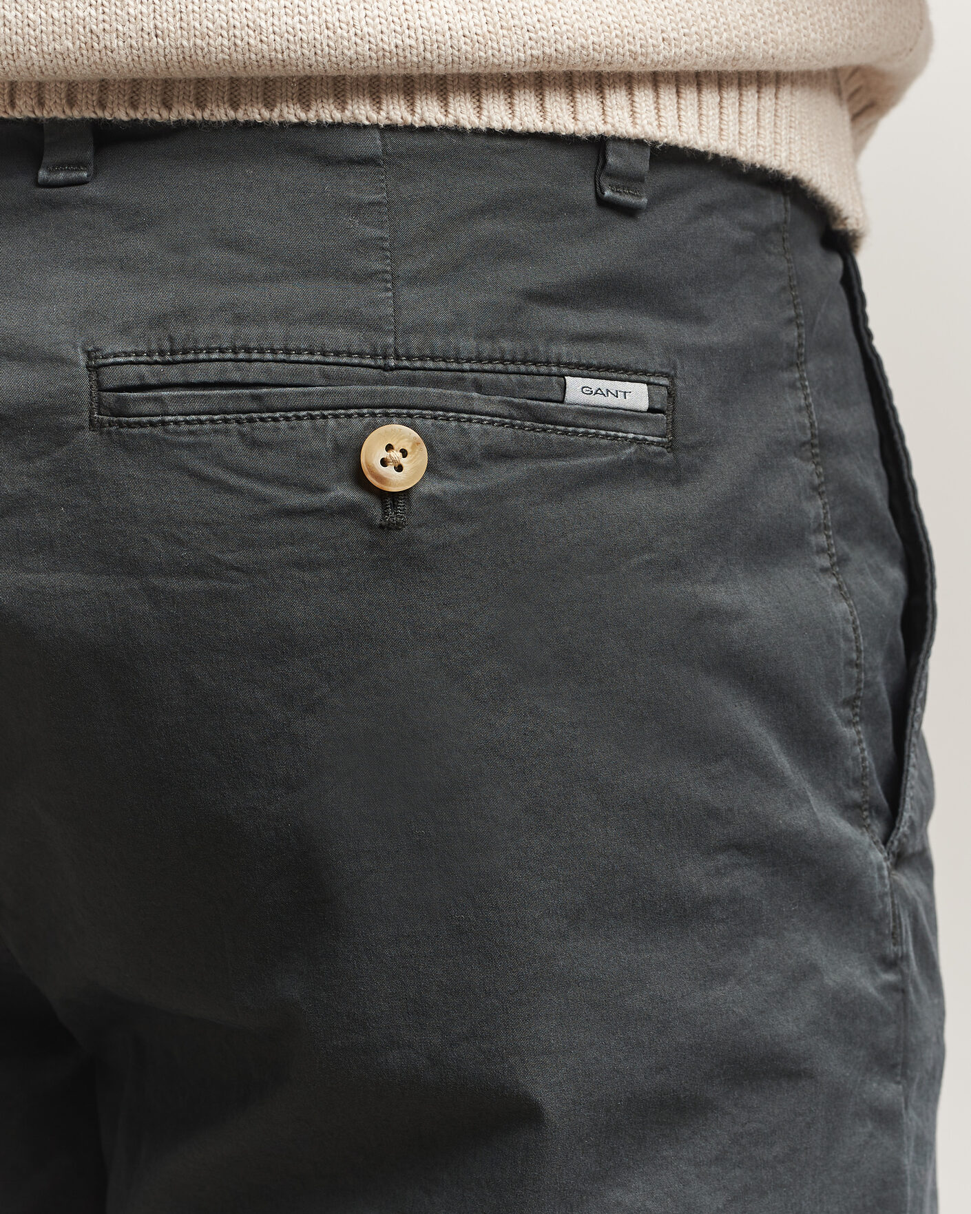 Heren | Korte broek | Gant | Regular Sunfaded Shorts Washed Out Black