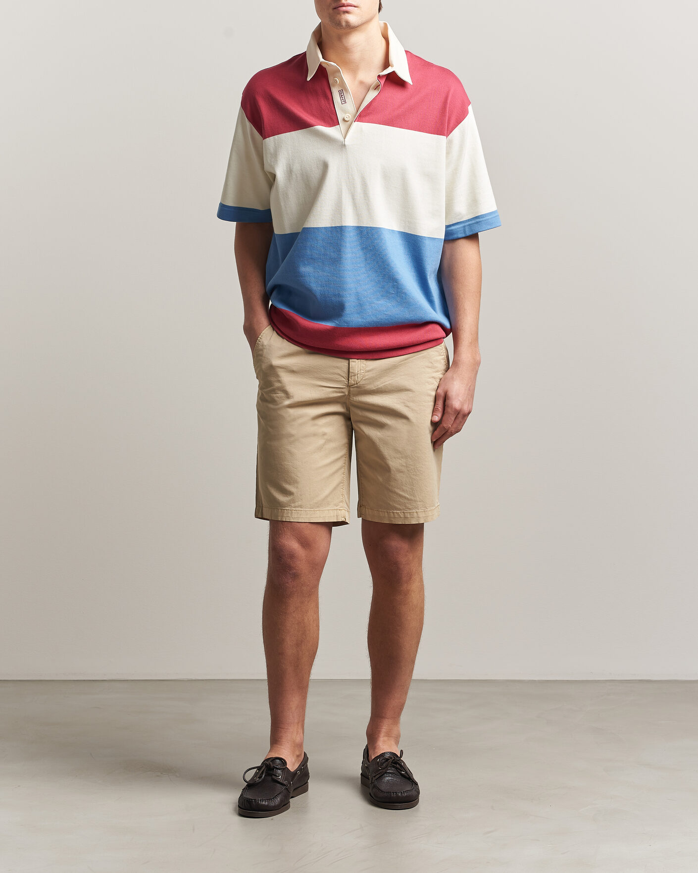 Heren | Korte broek | Gant | Regular Sunfaded Shorts Oat Beige