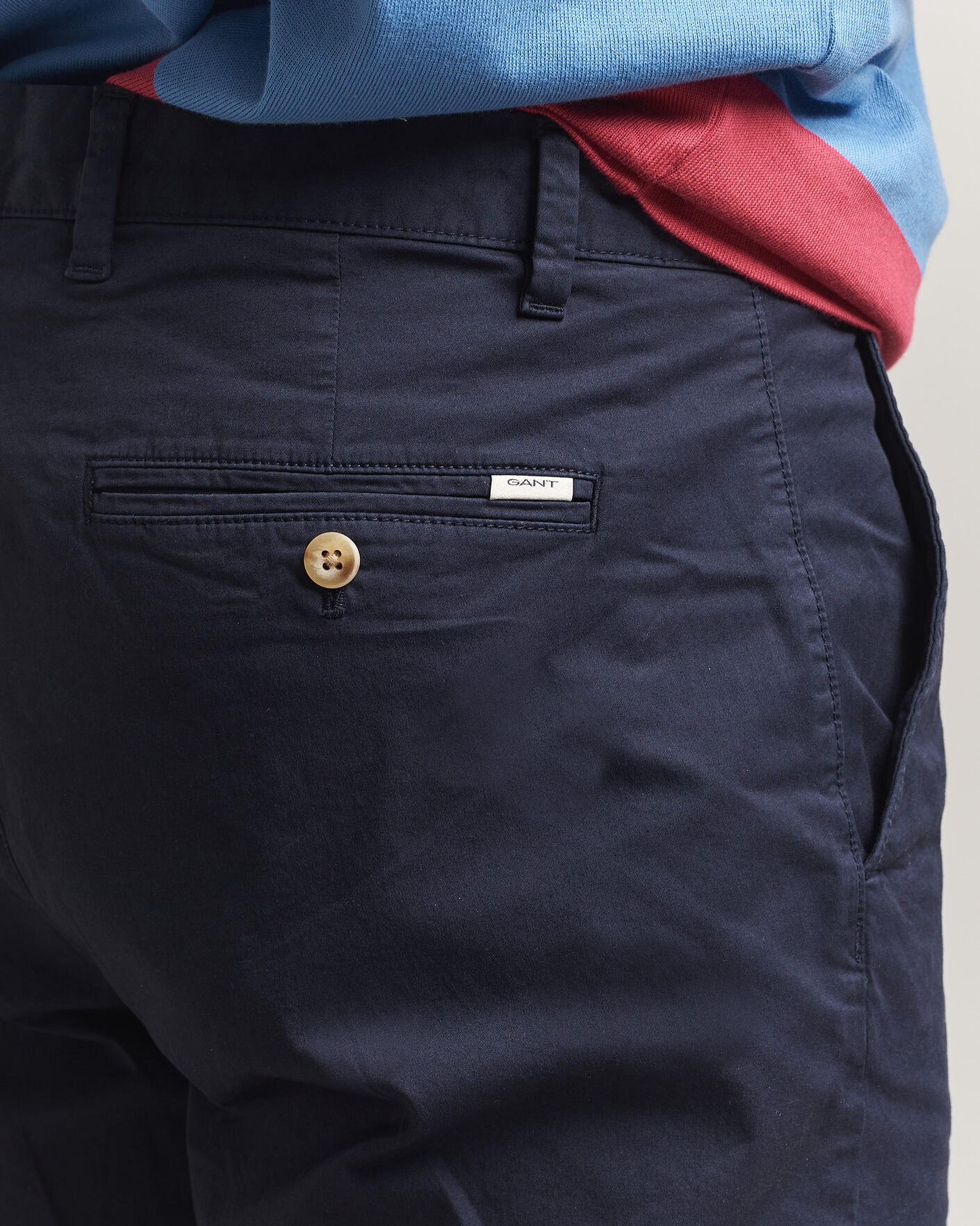 Heren | Korte broek | Gant | Regular Sunfaded Shorts Evening Blue