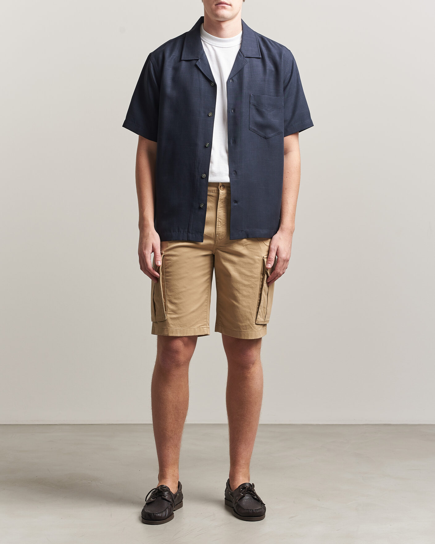 Heren | Korte broek | Gant | Regular Fit Classic Cargo Shorts Dark Khaki