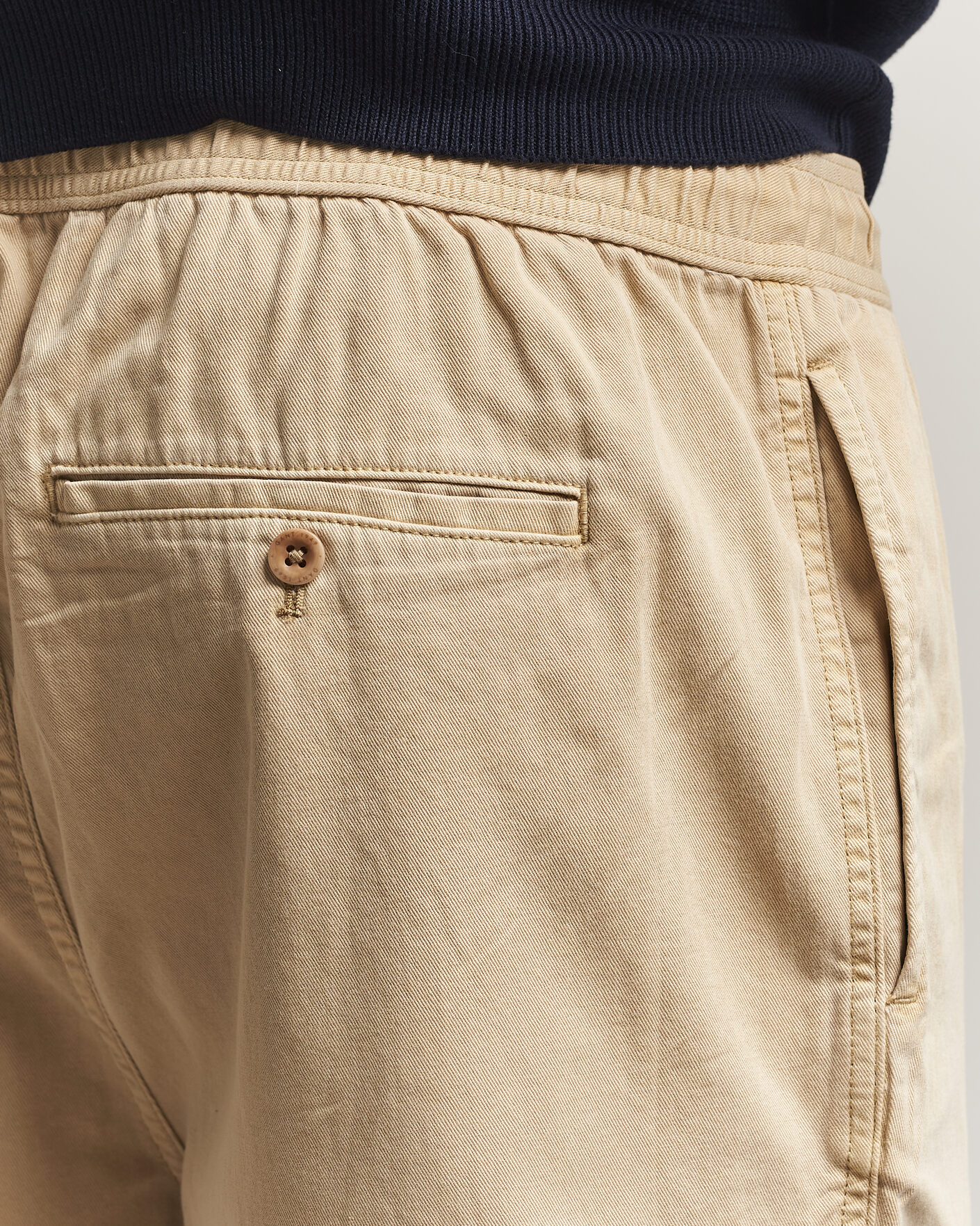 Heren | Korte broek | GANT | Regular Fit Sunfaded Drawstring Oat Beige