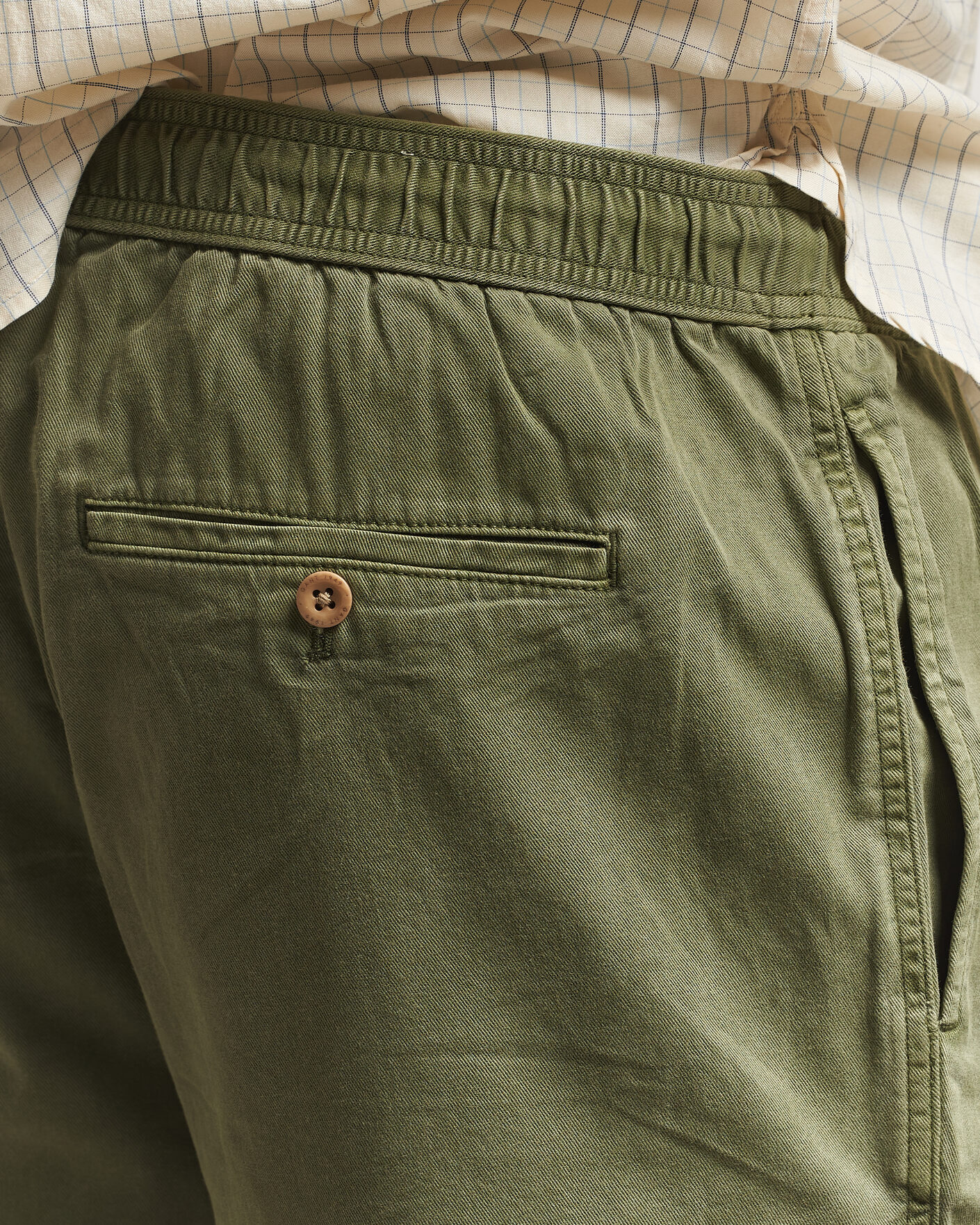 Heren | Korte broek | Gant | Regular Fit Sunfaded Drawstring Dry Herb Green