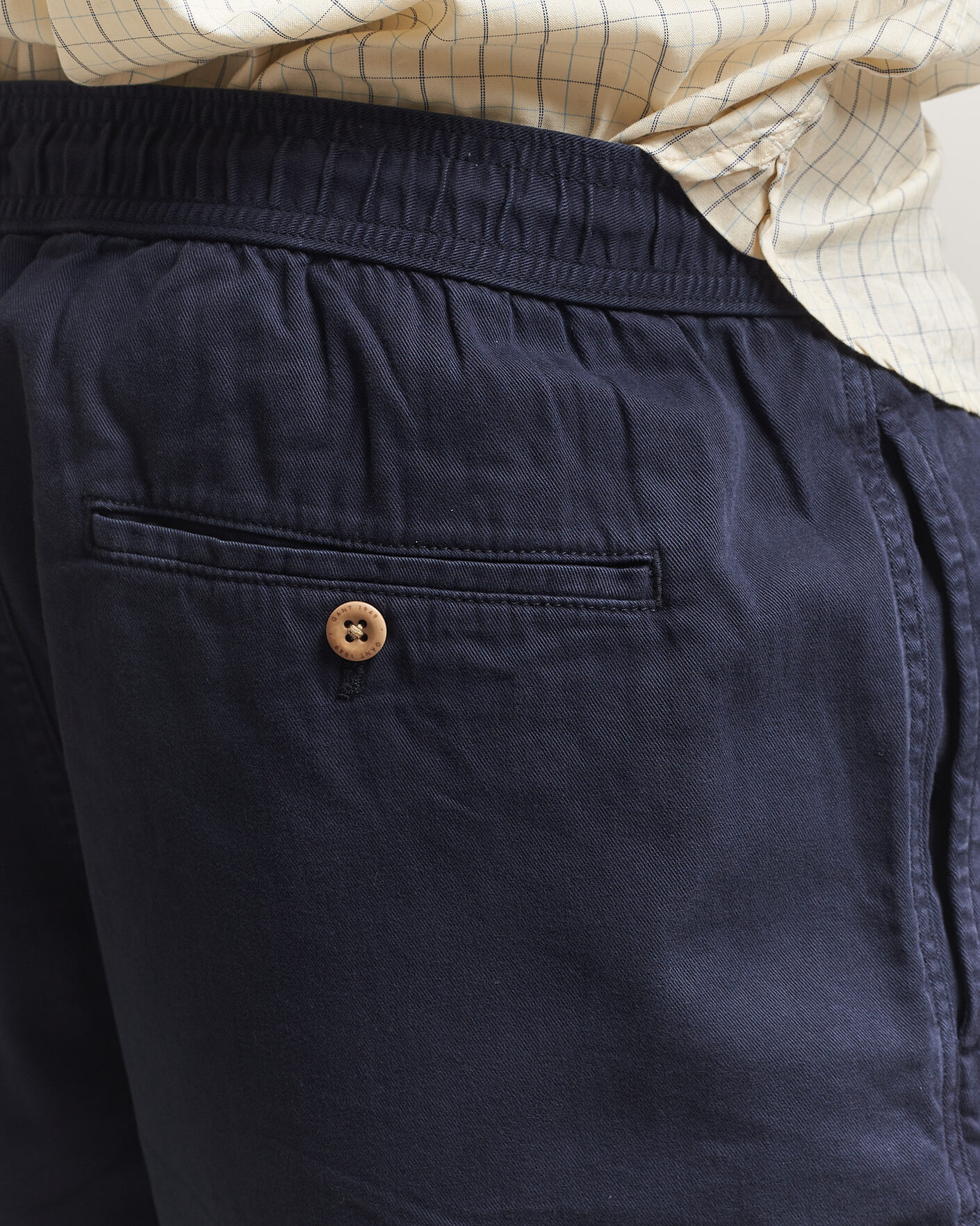 Heren | Korte broek | GANT | Regular Fit Sunfaded Drawstring Evening Blue