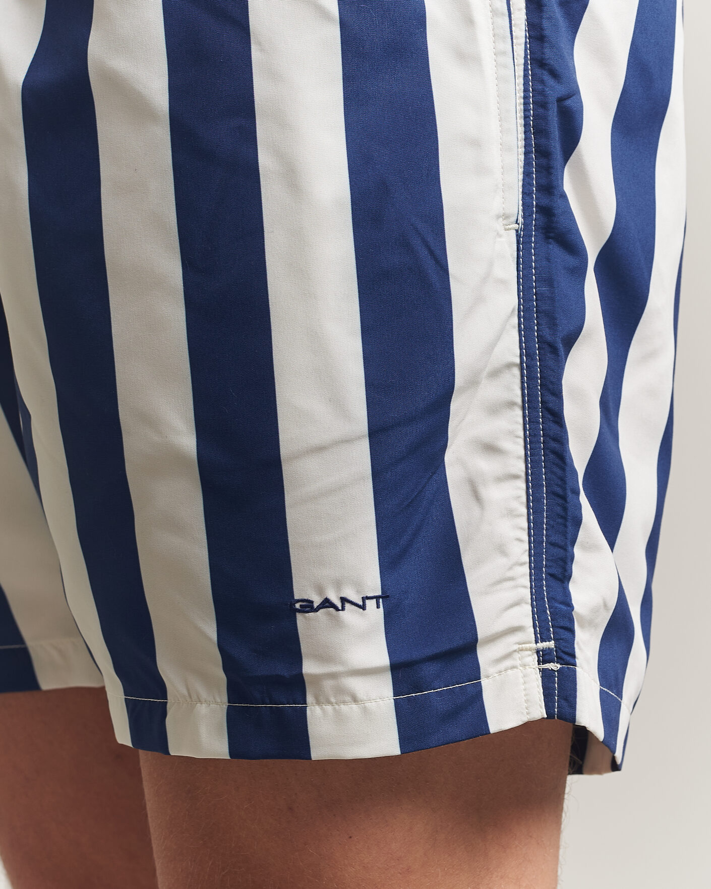Heren | Zwembroek | GANT | Blockstriped Swimshorts Rich Navy