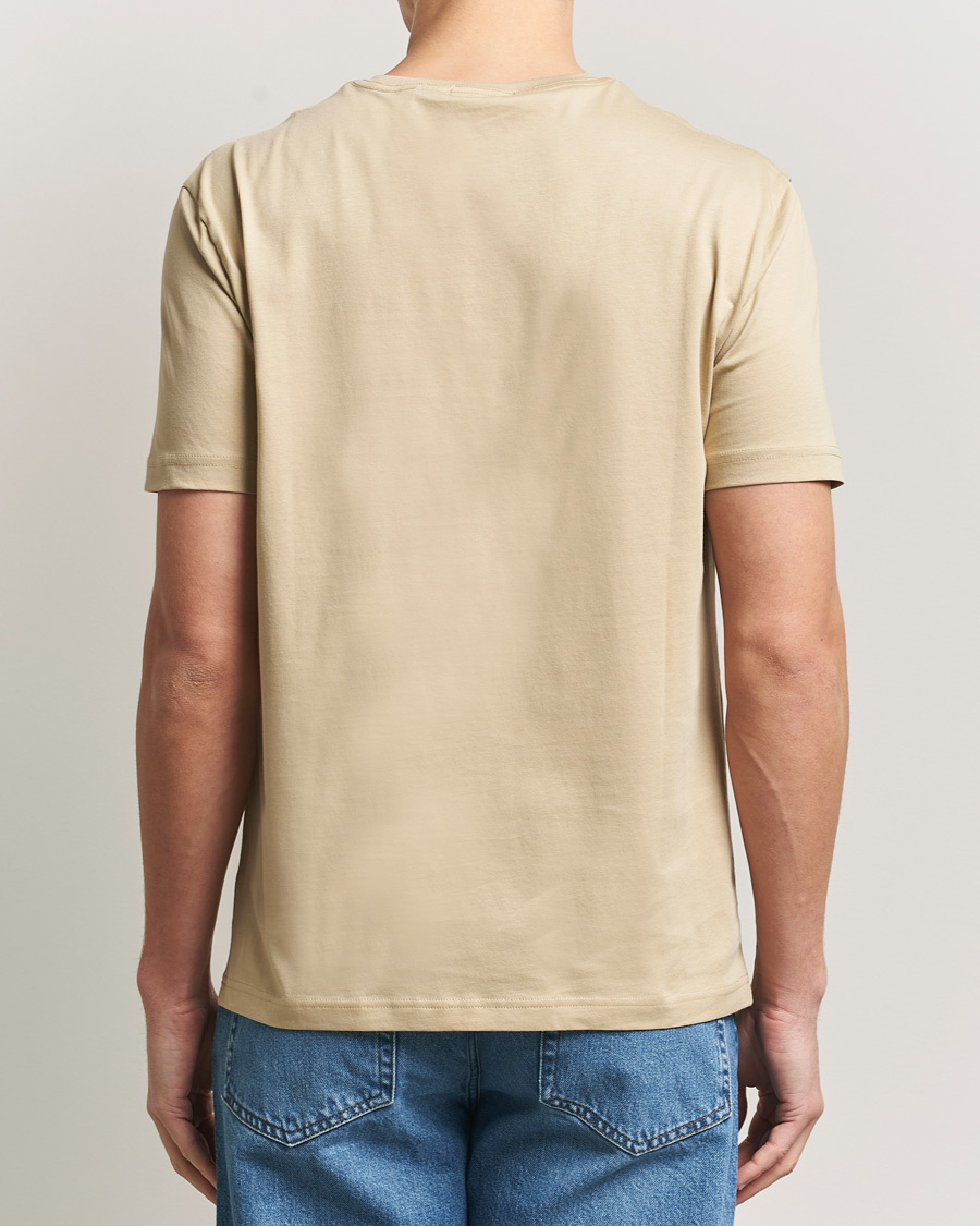 Heren | T-shirts | Gant | The Original T-Shirt Oat Beige