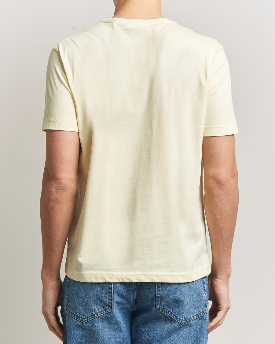 Heren | T-shirts | GANT | The Original T-Shirt Vanilla Yellow