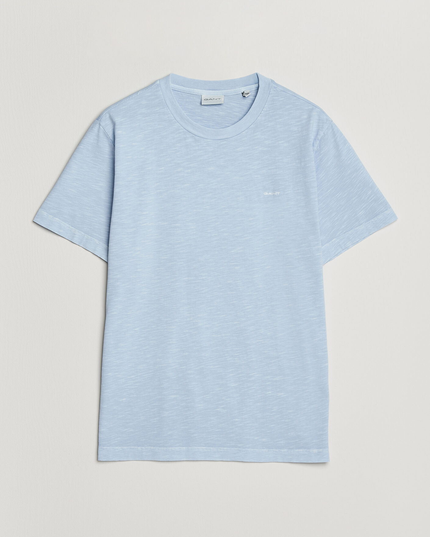 Heren | T-shirts | Gant | Washed Slub T-Shirt Fresh Blue