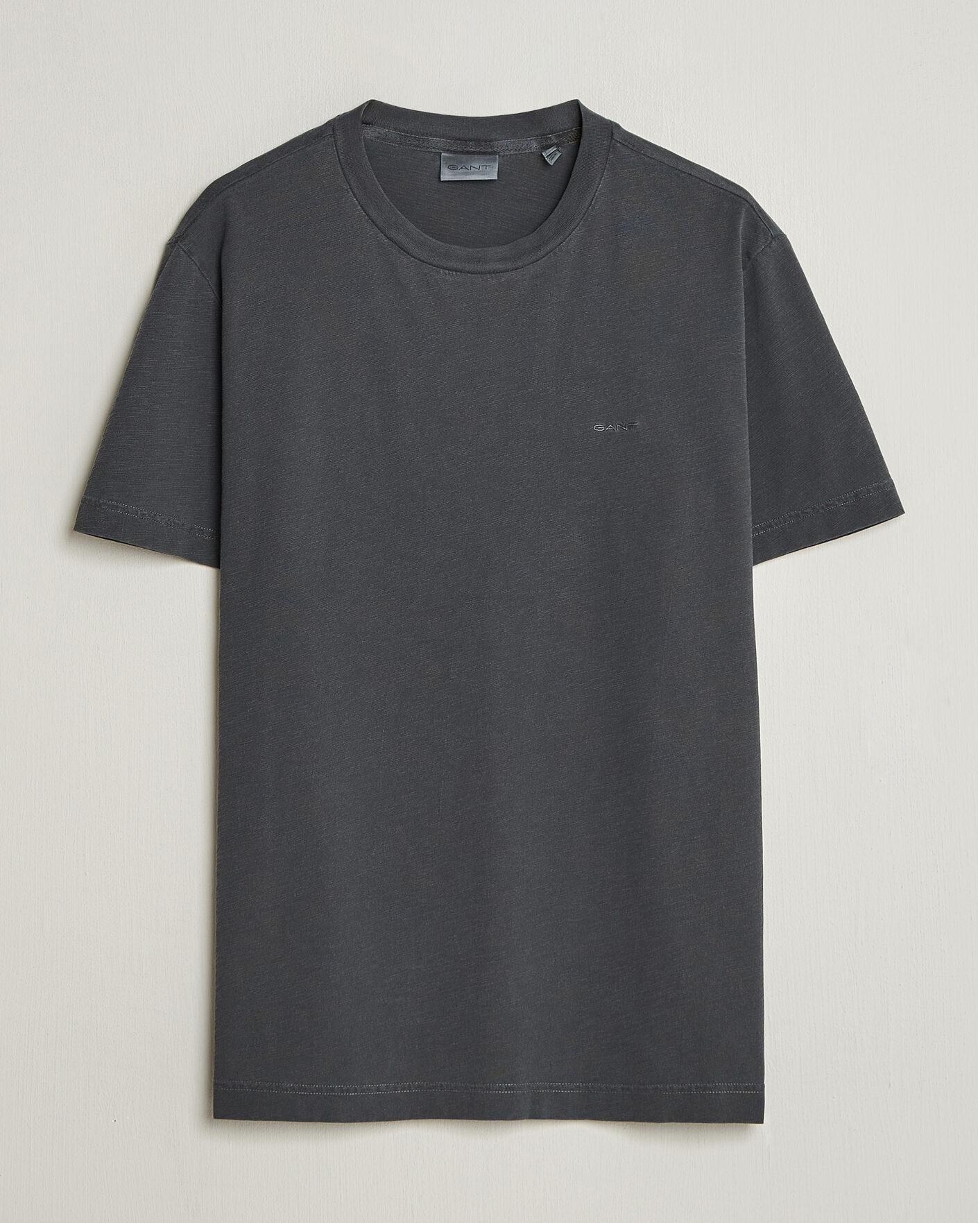 Heren | T-shirts | Gant | Washed Slub T-Shirt Black