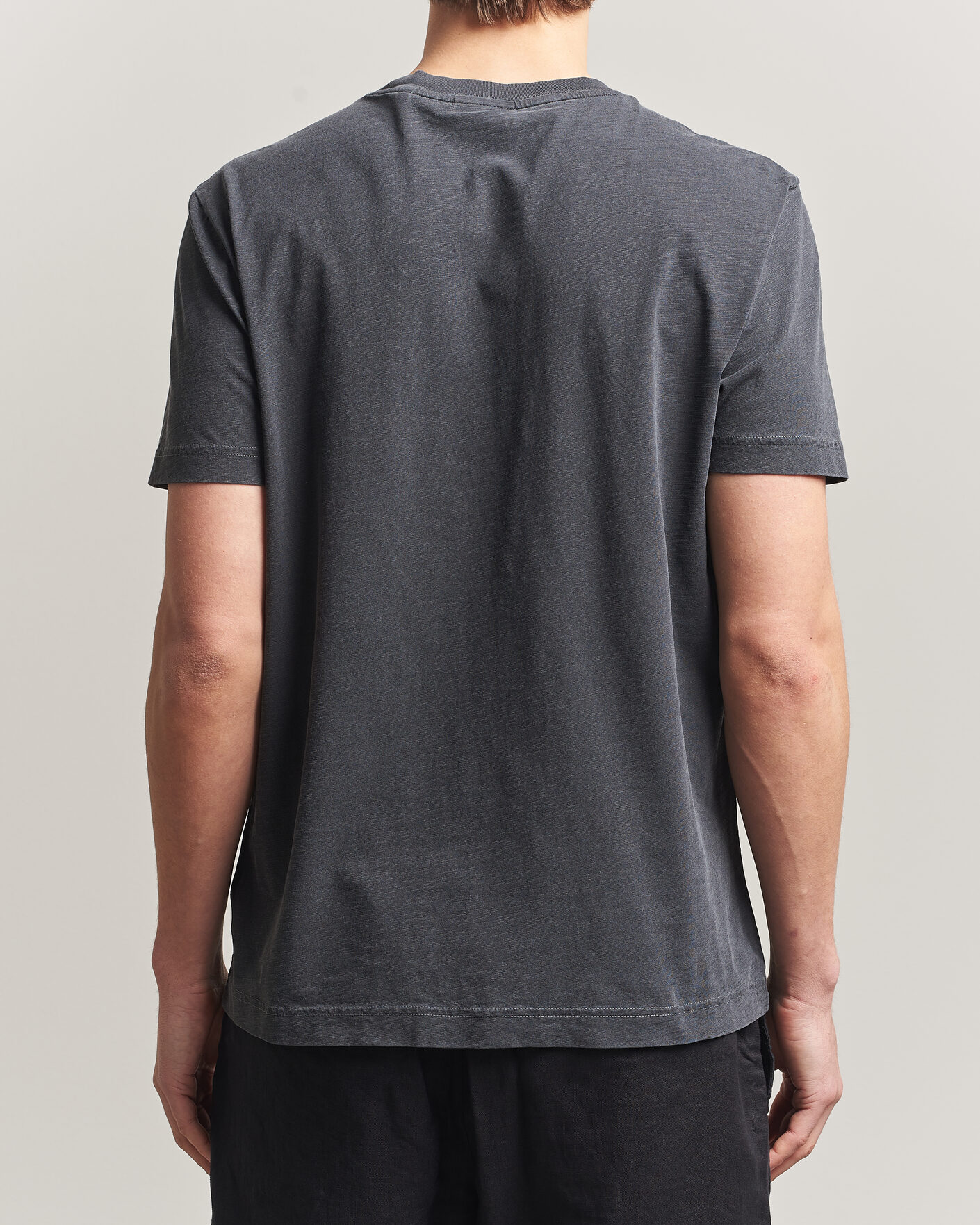 Heren | T-shirts | Gant | Washed Slub T-Shirt Black