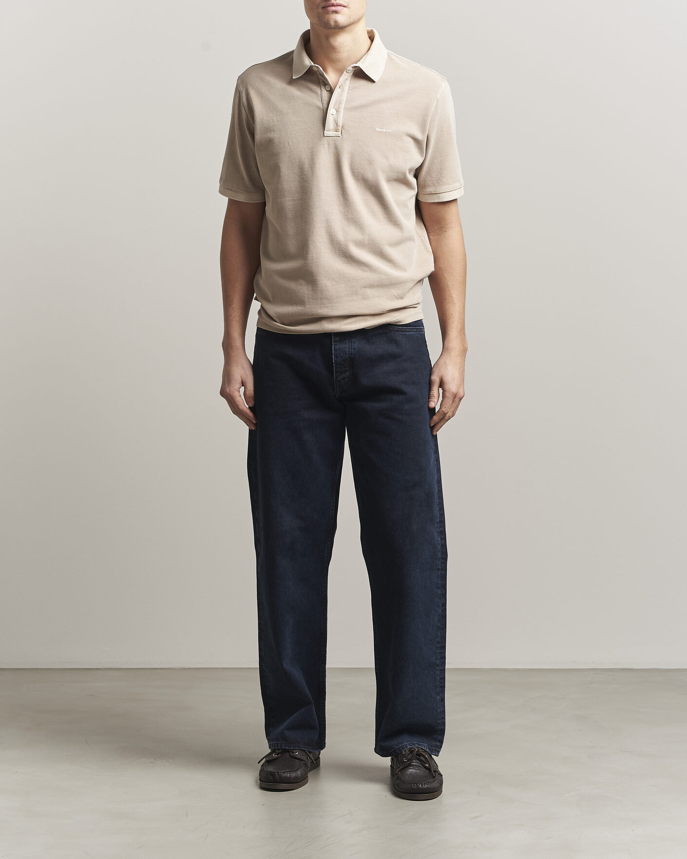 Heren | Polo's | GANT | Sunfaded Polo Oat Beige