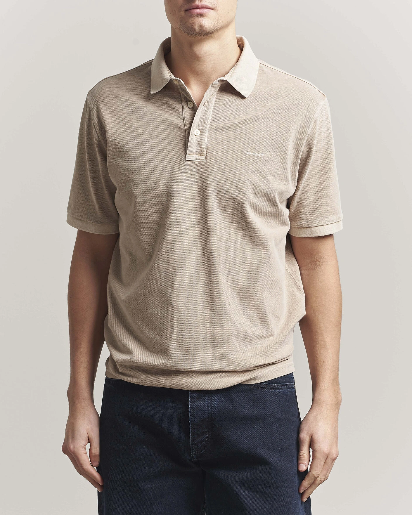 Heren | Polo's | GANT | Sunfaded Polo Oat Beige