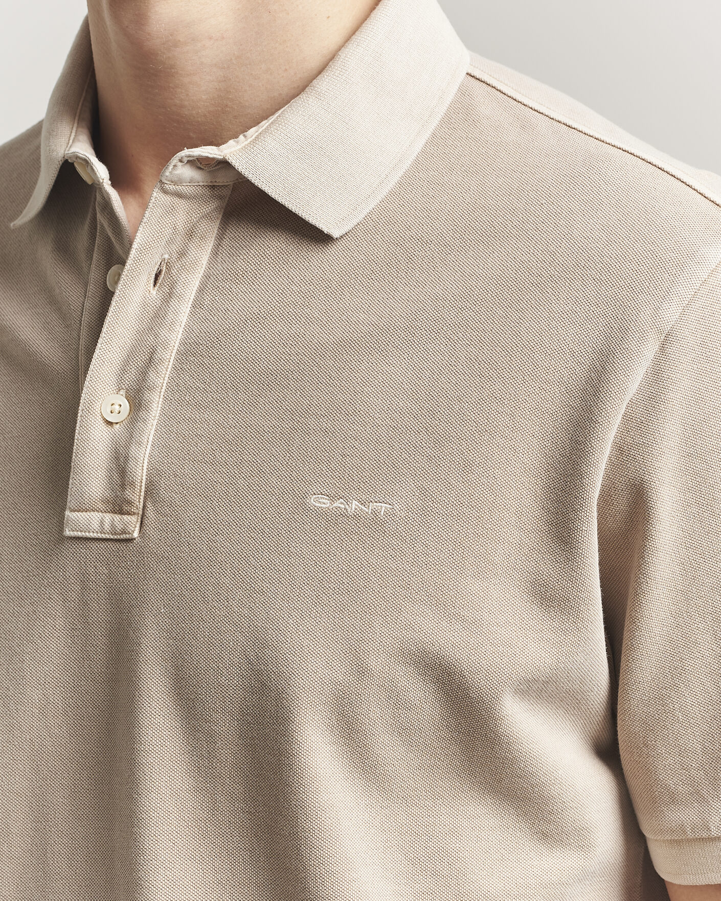 Heren | Polo's | Gant | Sunfaded Polo Oat Beige