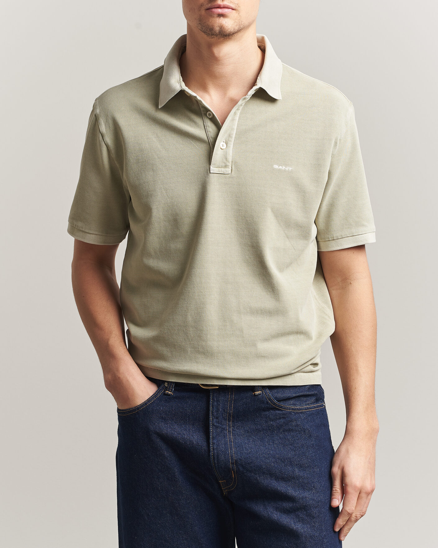 Heren | Polo's | Gant | Sunfaded Polo Milky Matcha
