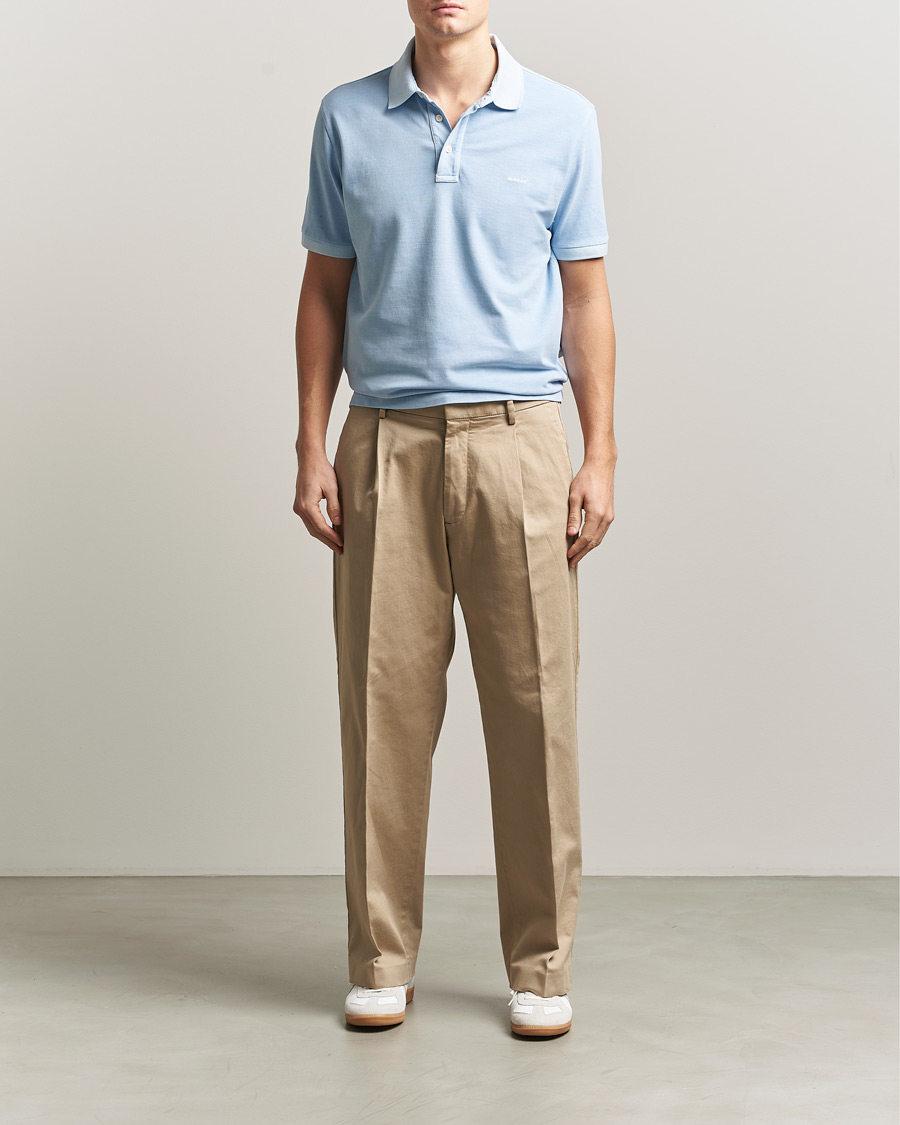 Heren | Polo's | GANT | Sunfaded Polo Fresh Blue