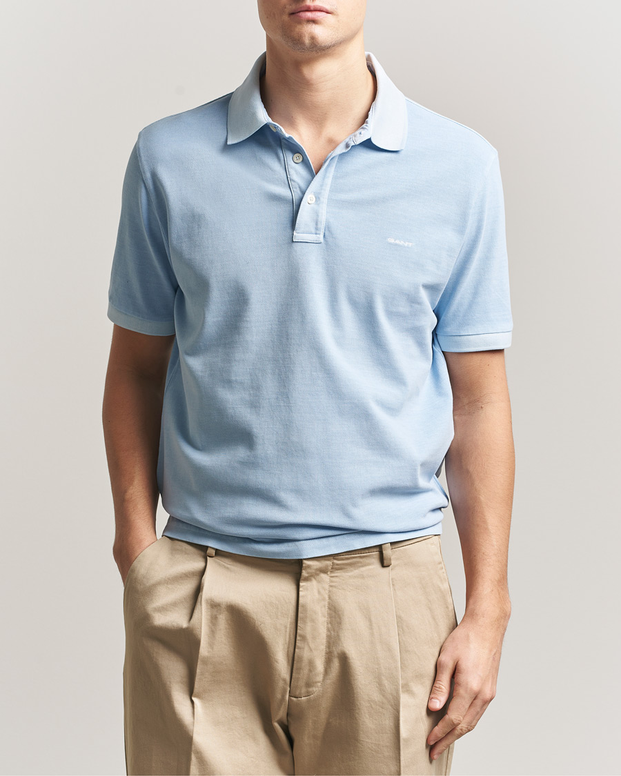 Heren | Polo's | GANT | Sunfaded Polo Fresh Blue