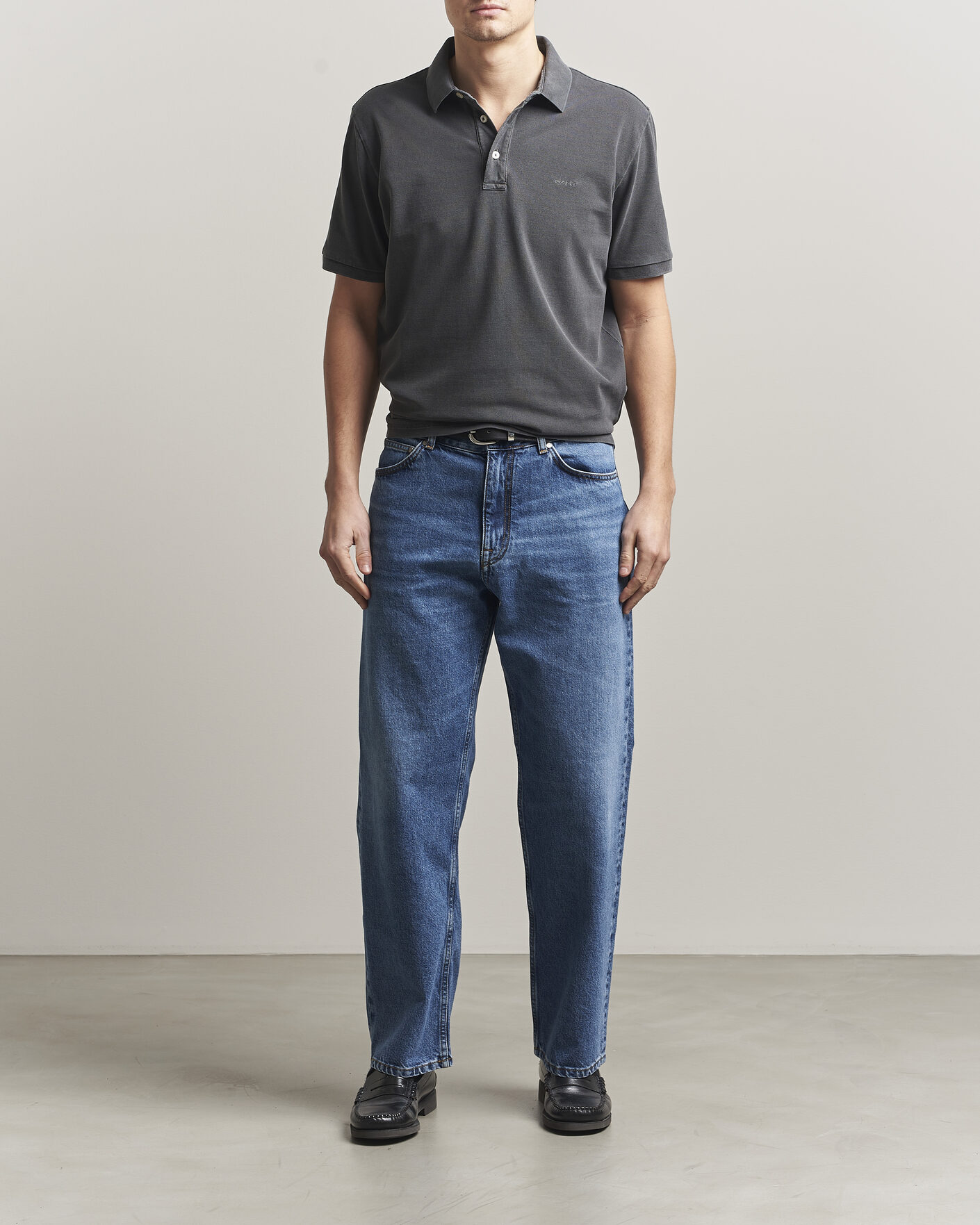 Heren | Polo's | GANT | Sunfaded Polo Black