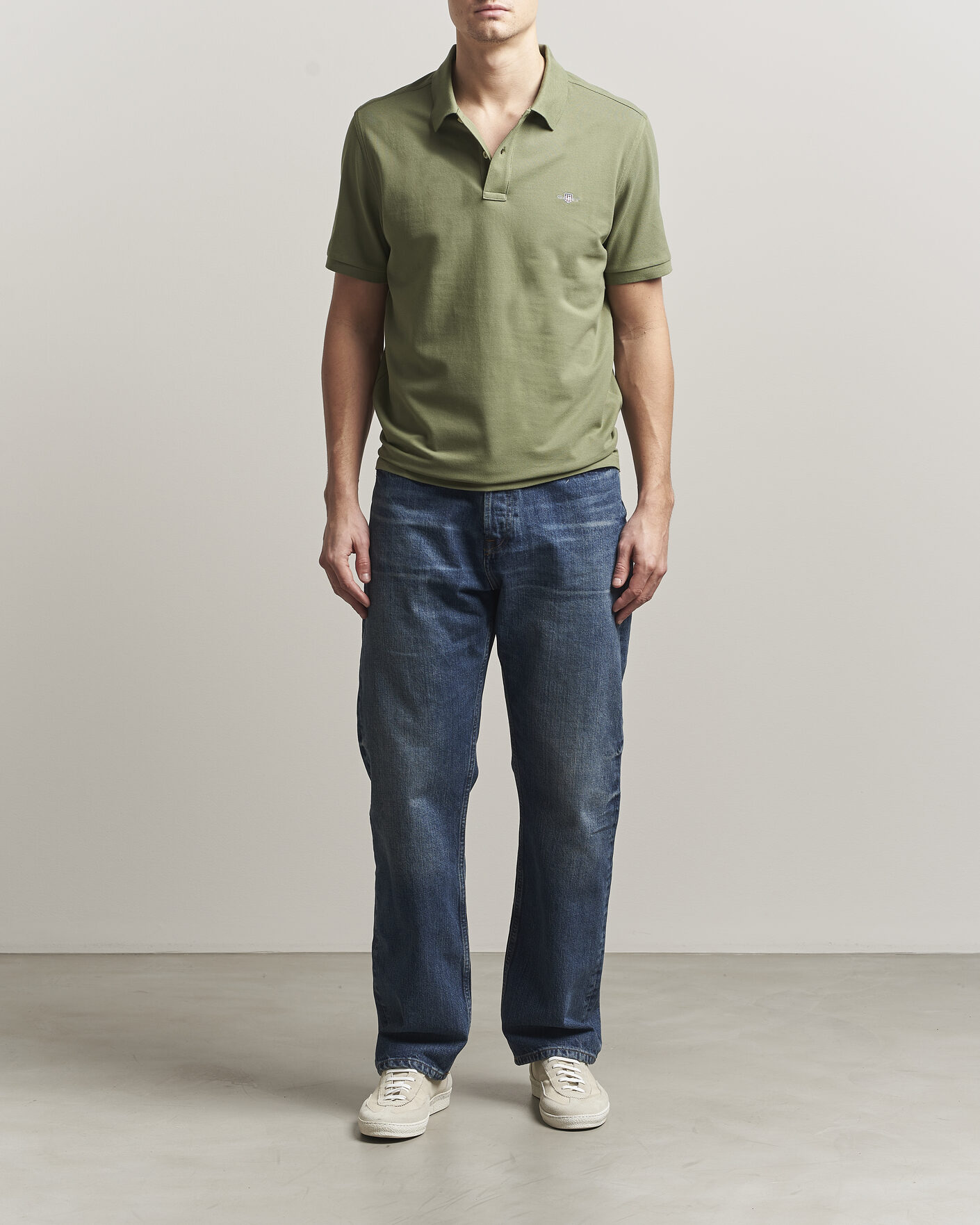 Heren | Polo's | Gant | The Original Polo Dry Herb Green