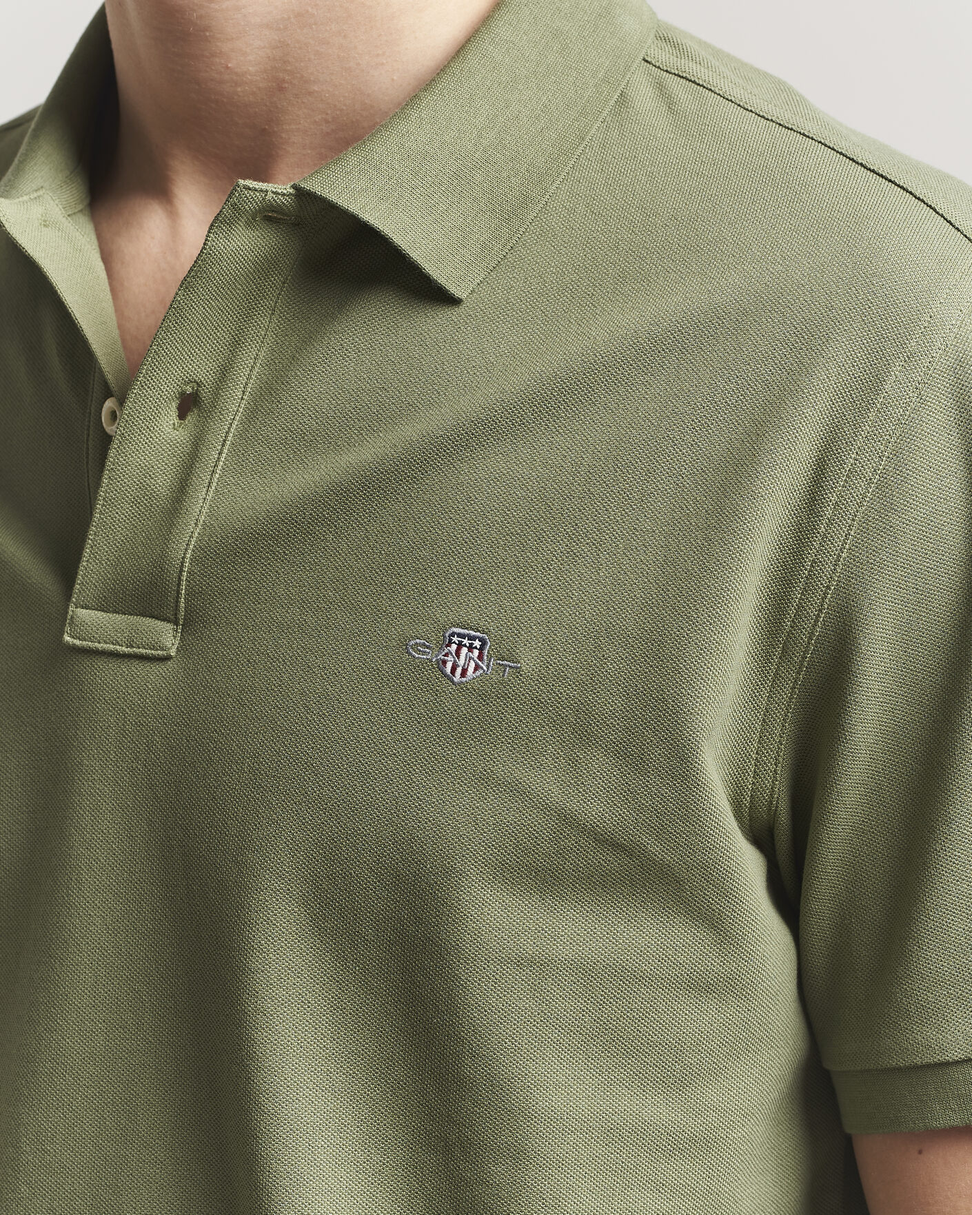 Heren | Polo's | Gant | The Original Polo Dry Herb Green