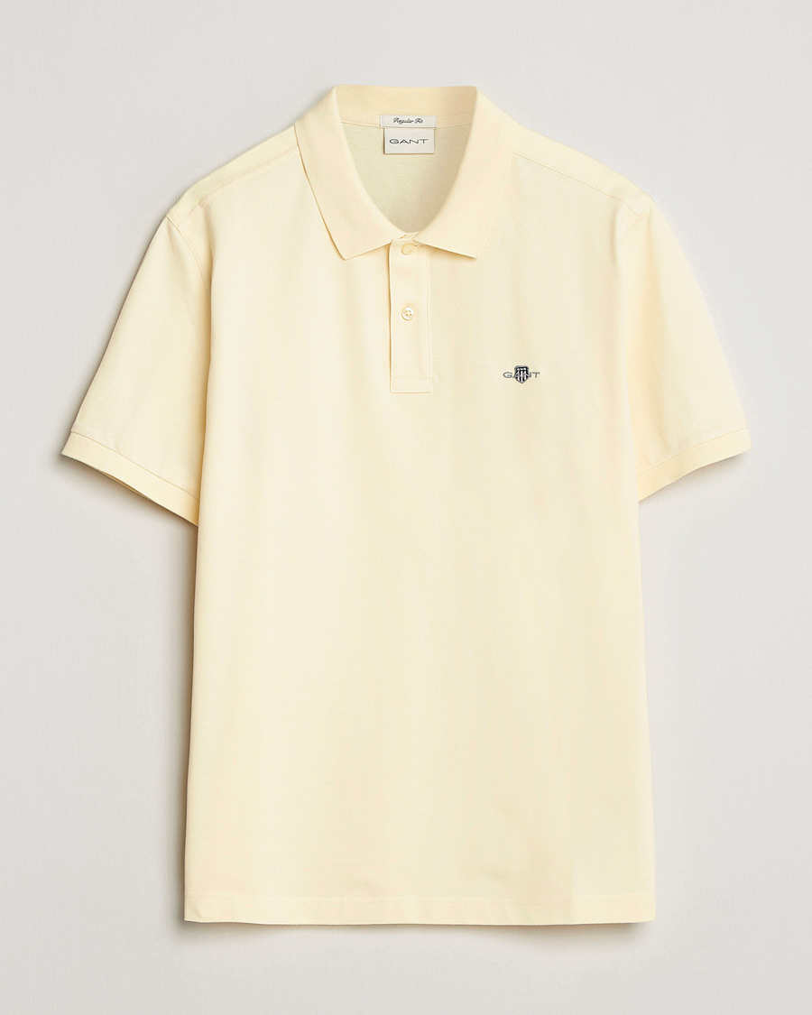 Heren | Polo's | GANT | The Original Polo Vanilla Yellow