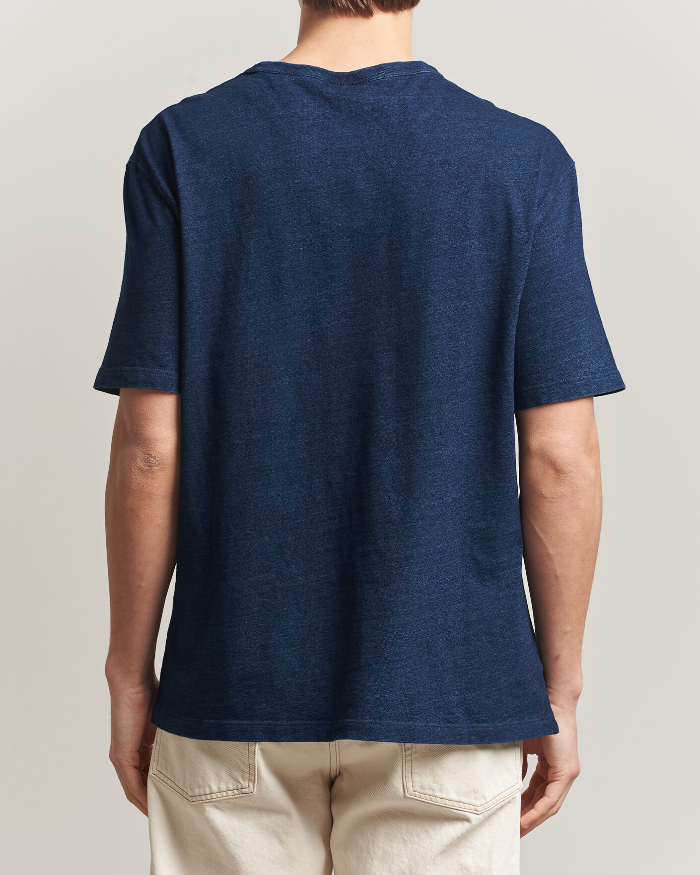 Heren | T-shirts | Gant | Indigo Graphic T-Shirt Dark Blue