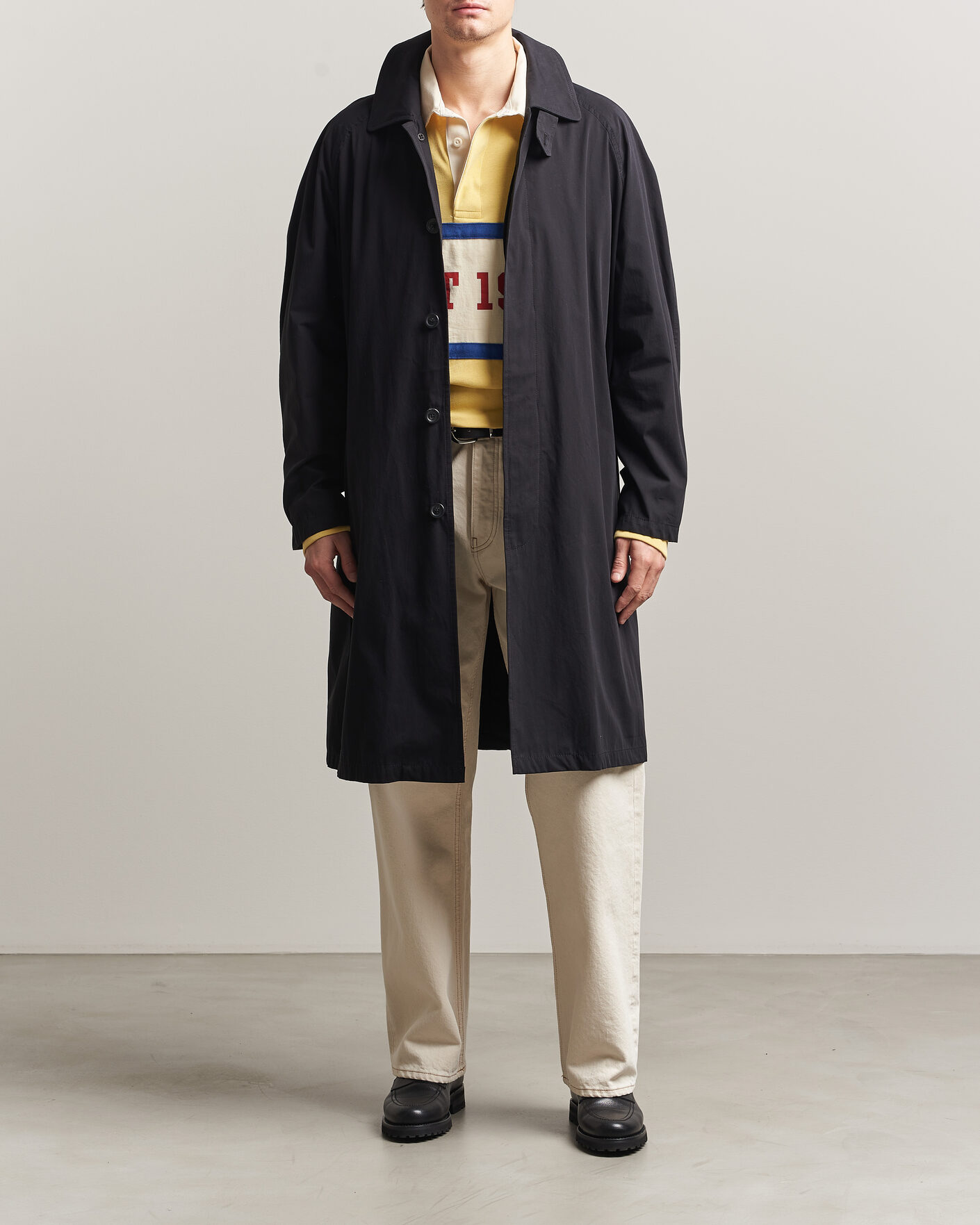 Heren | Jassen | GANT | Cotton Coat Black