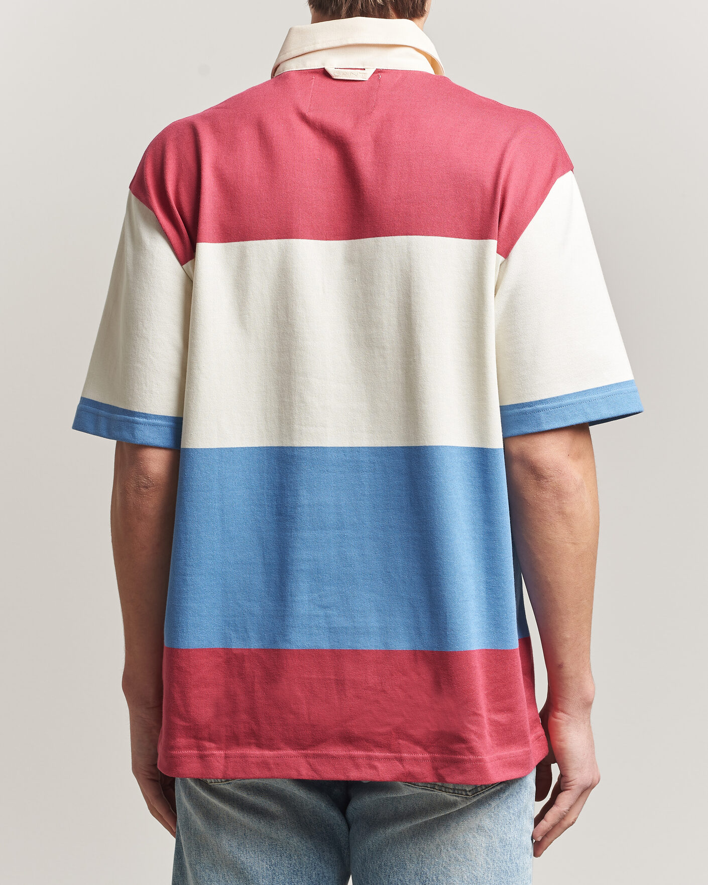 Heren | Polo's | GANT | Striped Short Sleeve Rugger Multi