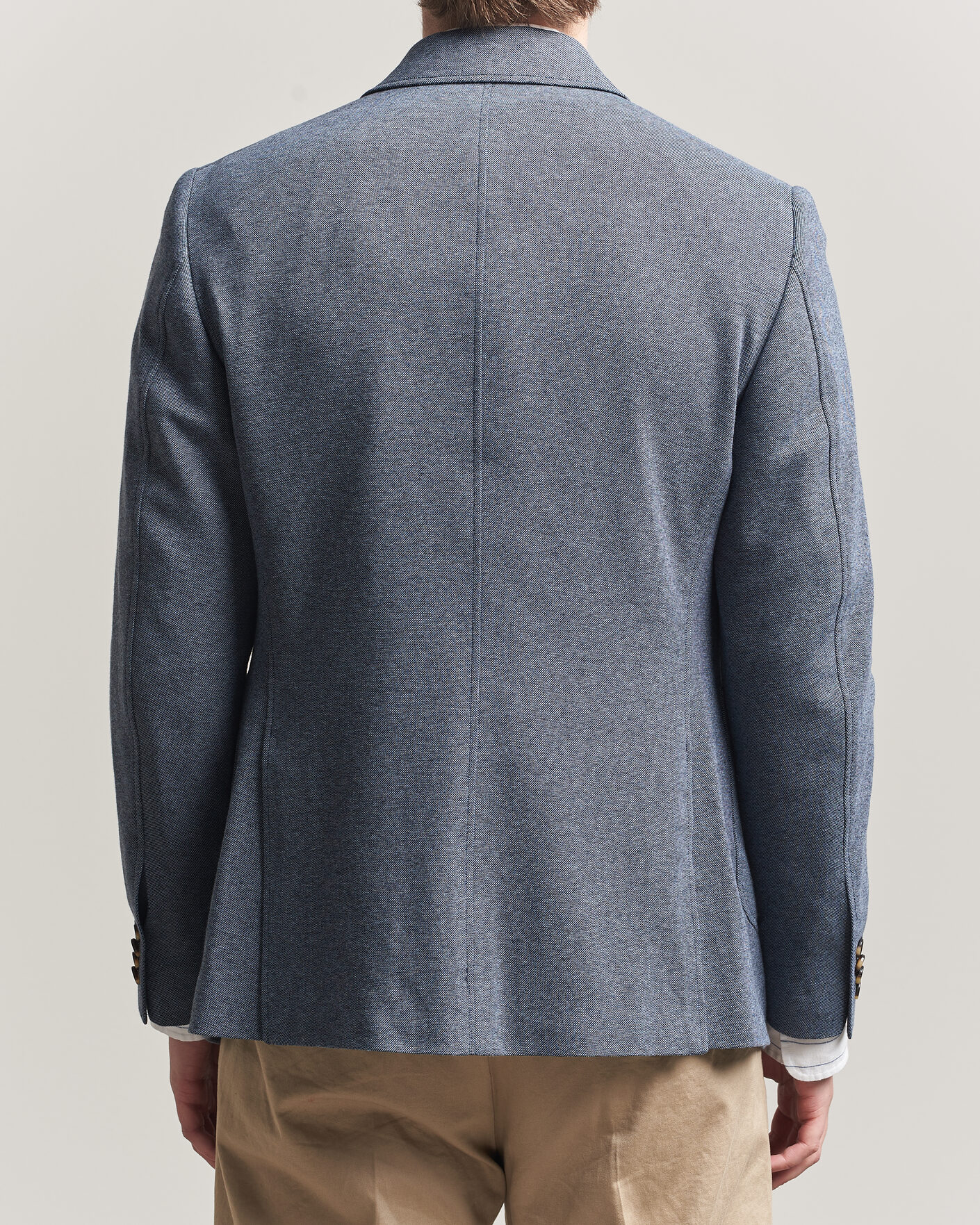 Heren | Blazers | GANT | Two Tone Jersey Pique Blazer Salty Sea