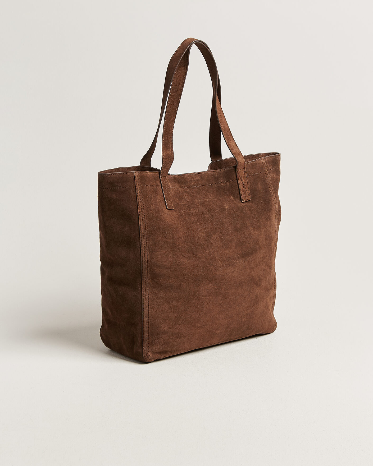 Heren | Tassen | GANT | Suede Tote Bag Mahogany Brown