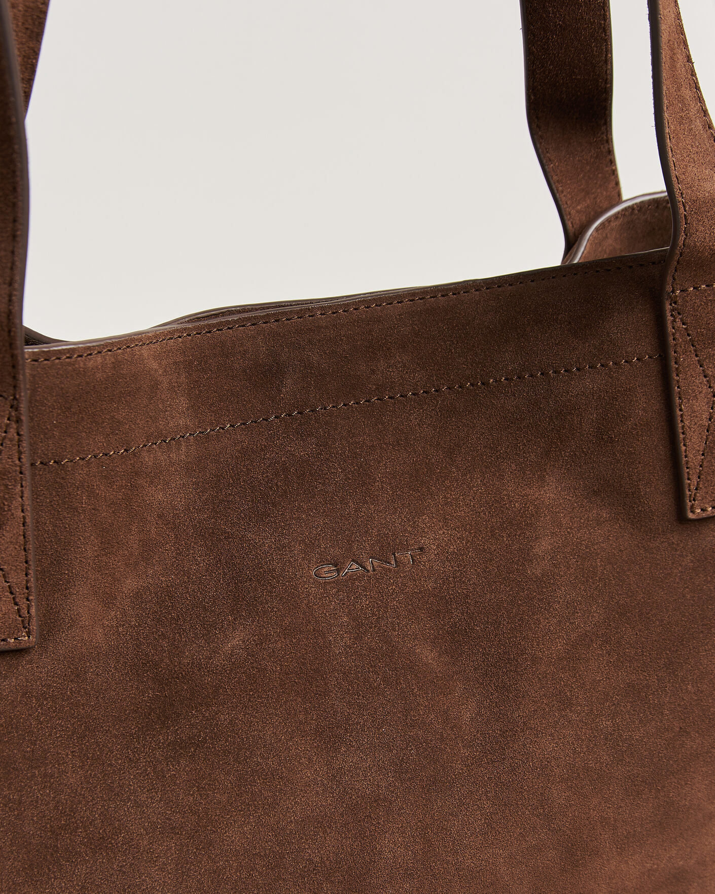 Heren | Tassen | GANT | Suede Tote Bag Mahogany Brown