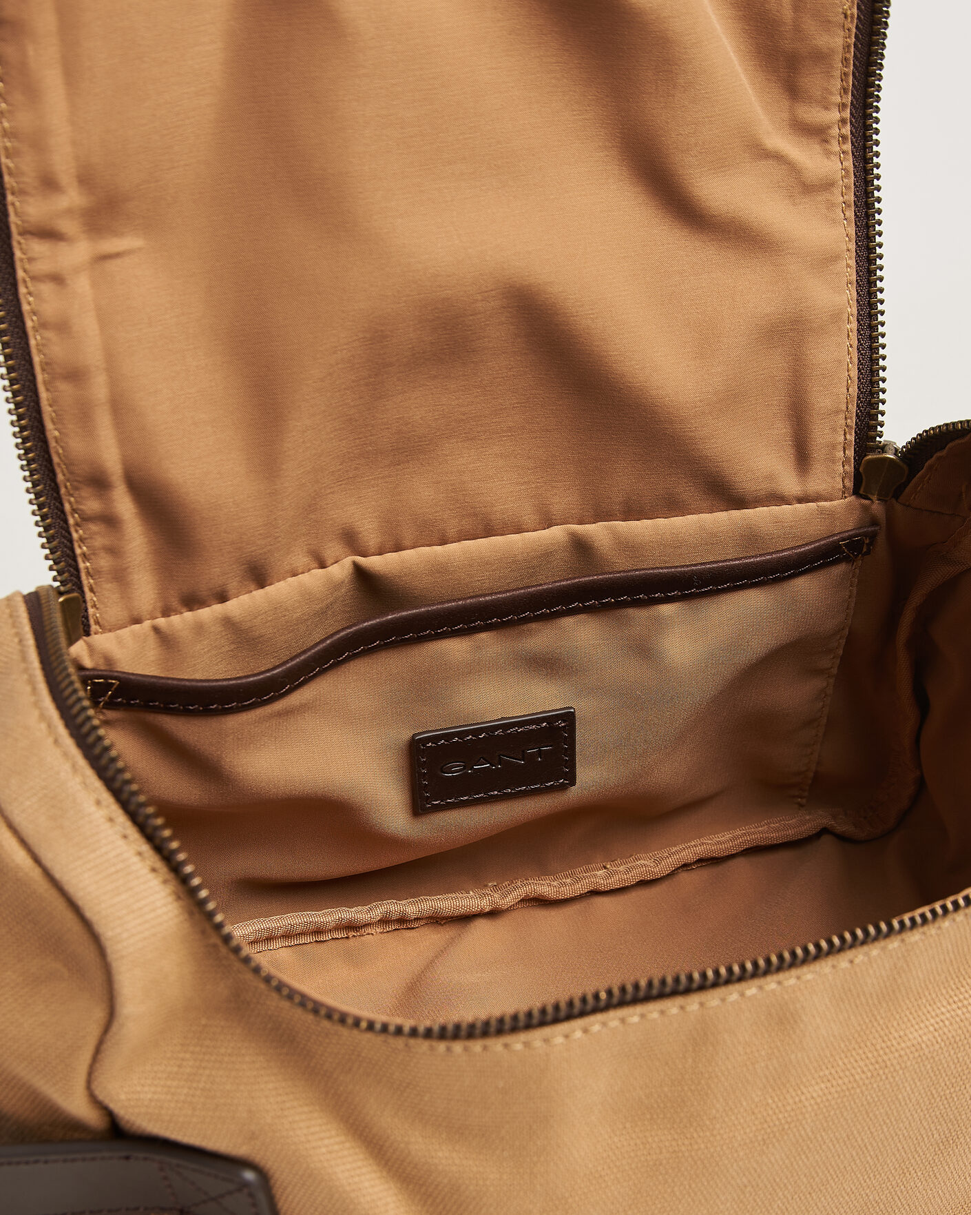 Heren | Tassen | Gant | Washed Canvas Washbag Warm Khaki