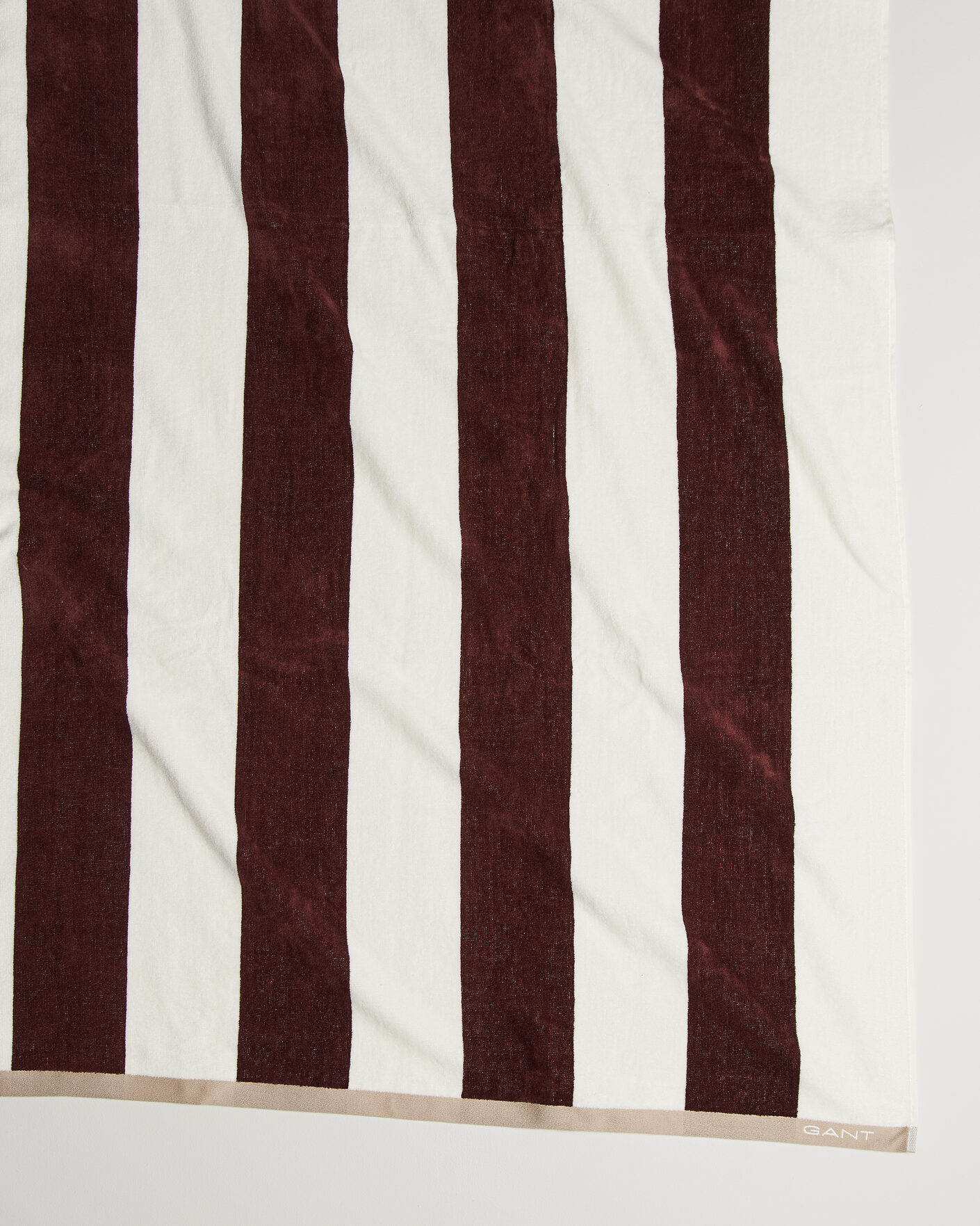 Heren | Stoffen | GANT | Striped Beach Towel Fresh Soil