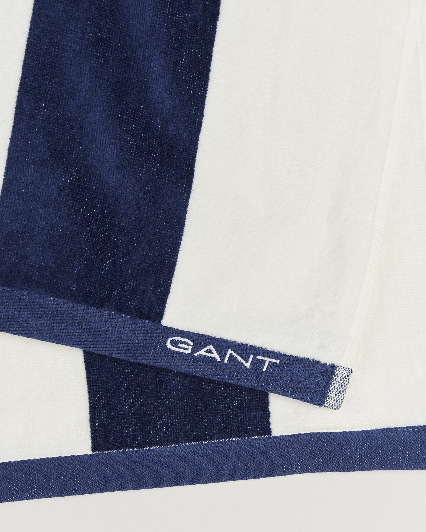 Heren | Stoffen | Gant | Striped Beach Towel Vintage Blue